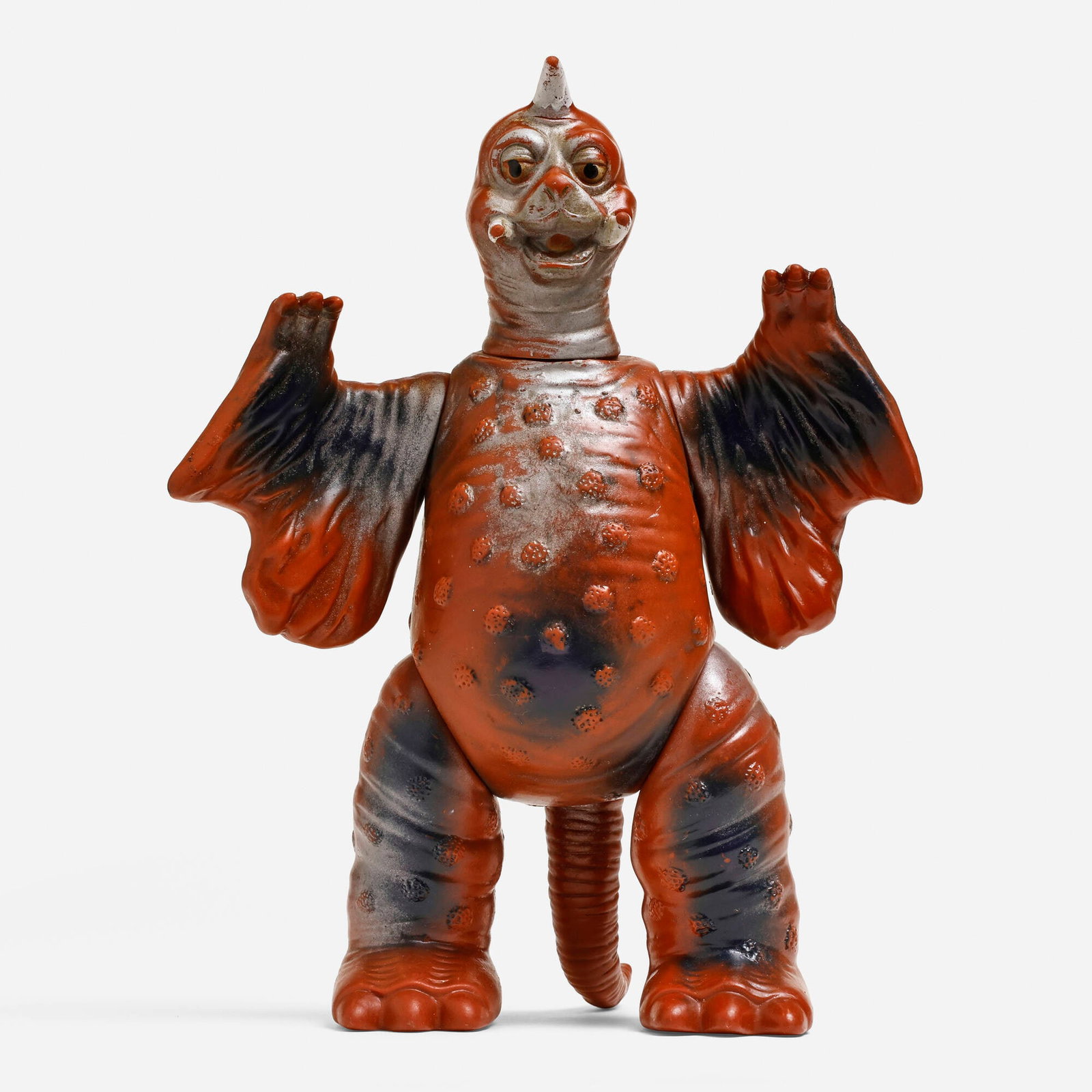 Bullmark Ultra Q Peguila Standard Vinyl: Bullmark Ultra Q Peguila Standard Vinyl Bullmark Japan, c. 1970 8.75 h x 6.75 w x 4.5 d in (22 x 17 x 11 cm) Condition notes: Overall good condition with minimal scattered paint rubs and writing on fo