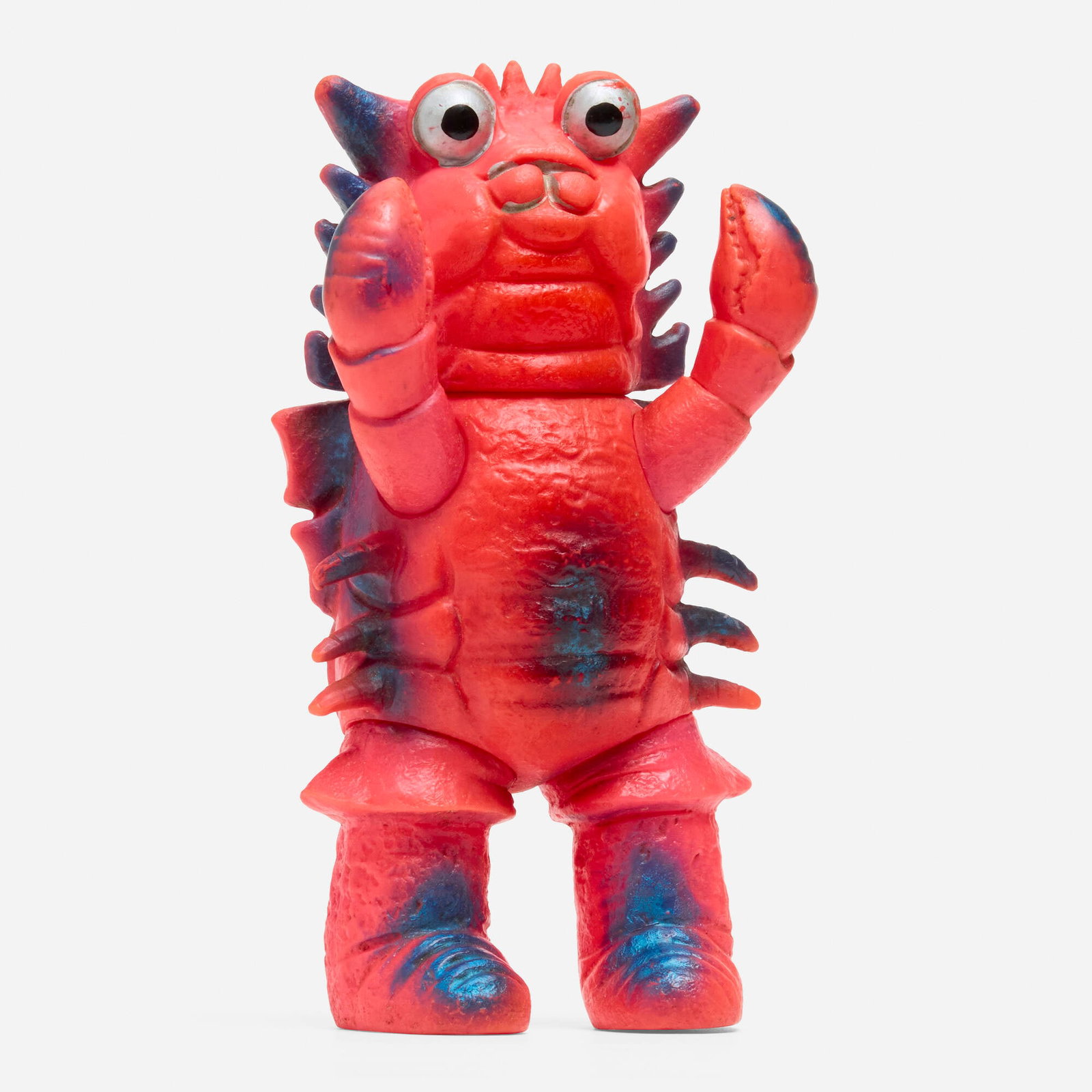 Bullmark Return of Ultraman Zanica Standard Vinyl: Bullmark Return of Ultraman Zanica Standard Vinyl Bullmark Japan, c. 1970 7.75 h x 4.25 w x 3 d in (20 x 11 x 8 cm) Condition notes: Overall very good condition with light scattered paint rubs. This w
