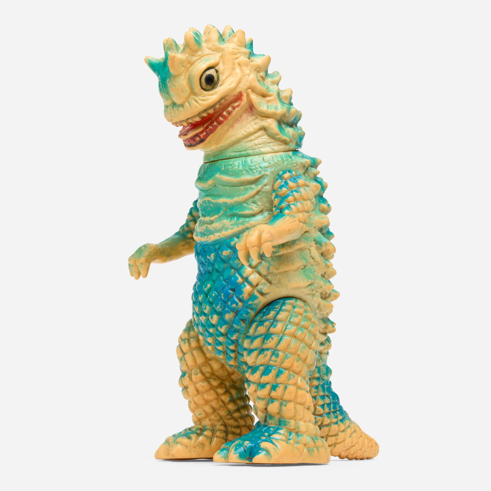 Bullmark Ultraman Bemular Standard Vinyl: Bullmark Ultraman Bemular Standard Vinyl Bullmark Japan, c. 1970 8.5 h x 4.75 w x 5 d in (22 x 12 x 13 cm) Condition notes: Overall good condition with scattered paint rubs. This work will ship from M