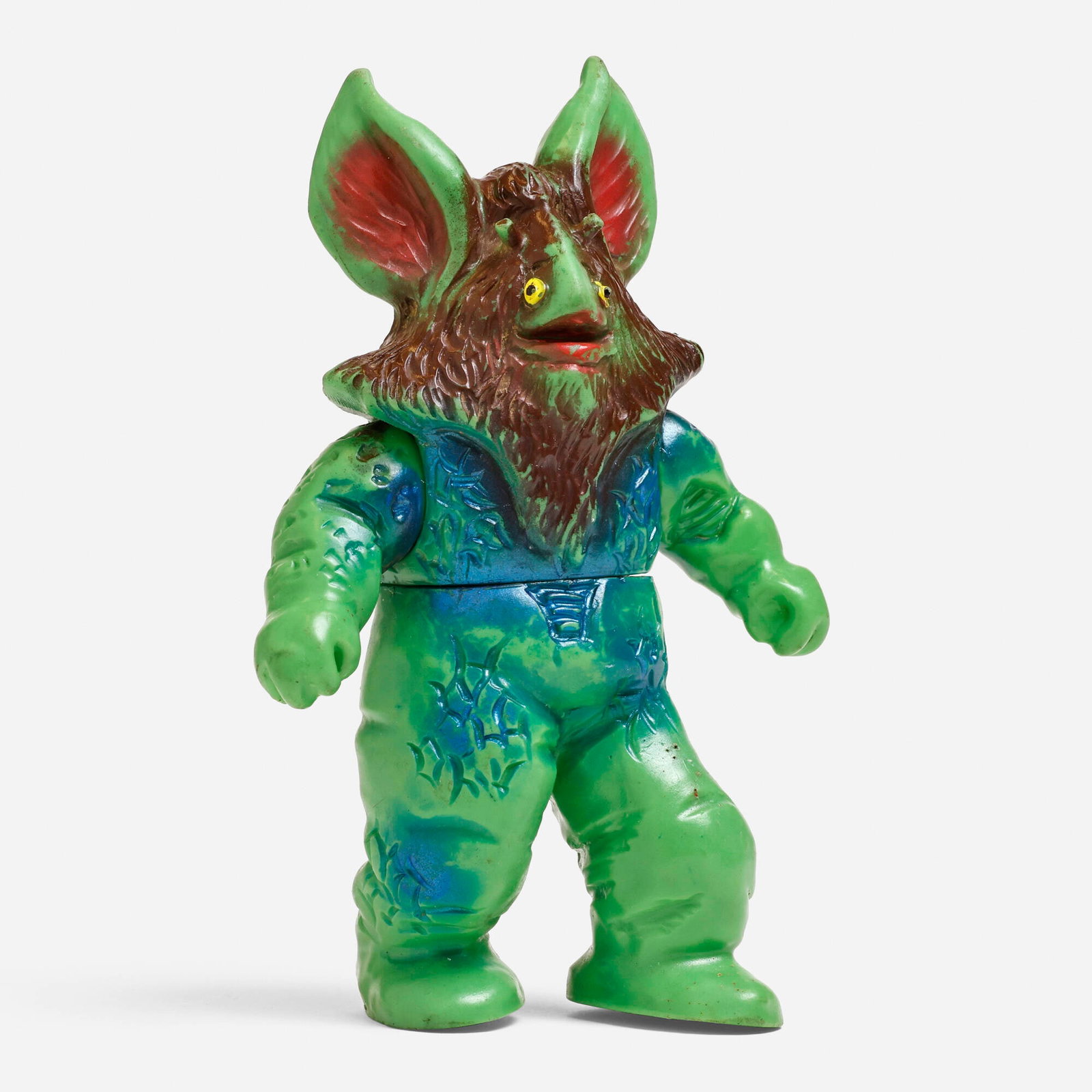 Marusan Ultraman Alien Icarus Medium Vinyl: Marusan Ultraman Alien Icarus Medium Vinyl Marusan Japan, c. 1966 6.75 h x 4.25 w x 2.875 d in (17 x 11 x 7 cm) At first glance, this figure may look like a standard 9-inch Marusan figure, but in real