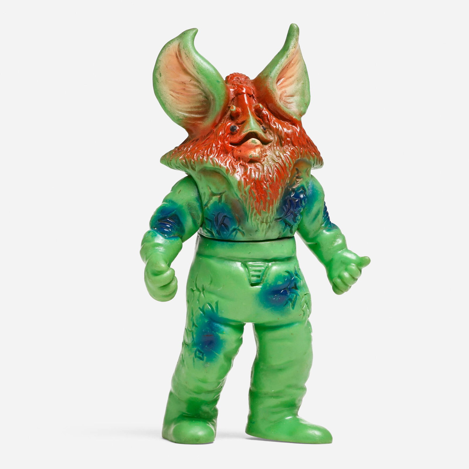 Bullmark Return of Ultraman Alien Icarus Standard Vinyl: Bullmark Return of Ultraman Alien Icarus Standard Vinyl Bullmark Japan, c. 1970 9 h x 5 w x 3.25 d in (23 x 13 x 8 cm) Condition notes: Overall very good condition with minimal scattered paint rubs. T