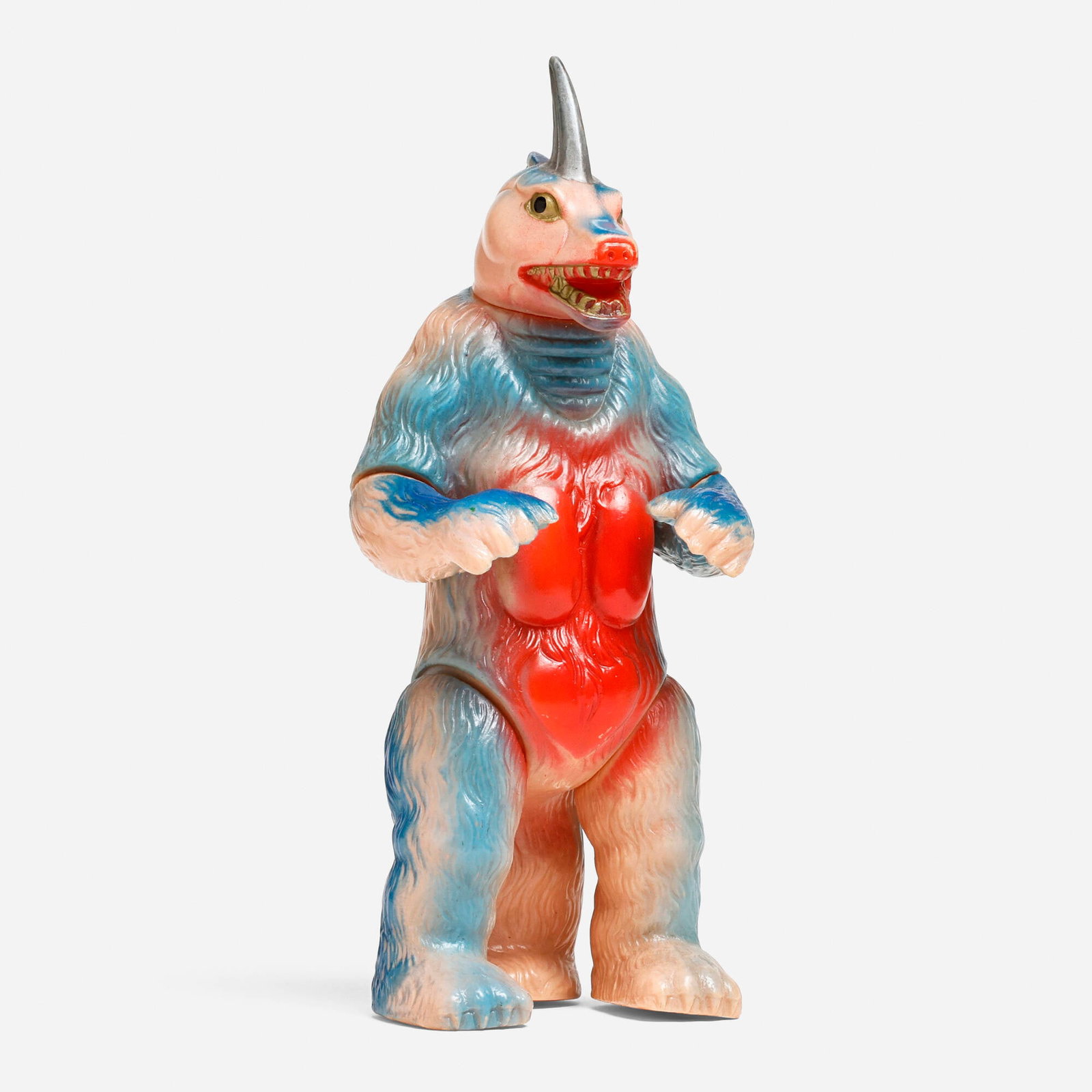 Bullmark Return of Ultraman Snowgon Standard Vinyl: Bullmark Return of Ultraman Snowgon Standard Vinyl Bullmark Japan, c. 1970 8.875 h x 4 w x 3 d in (23 x 10 x 8 cm) Condition notes: Overall good condition with minimal scattered paint rubs. Writing on