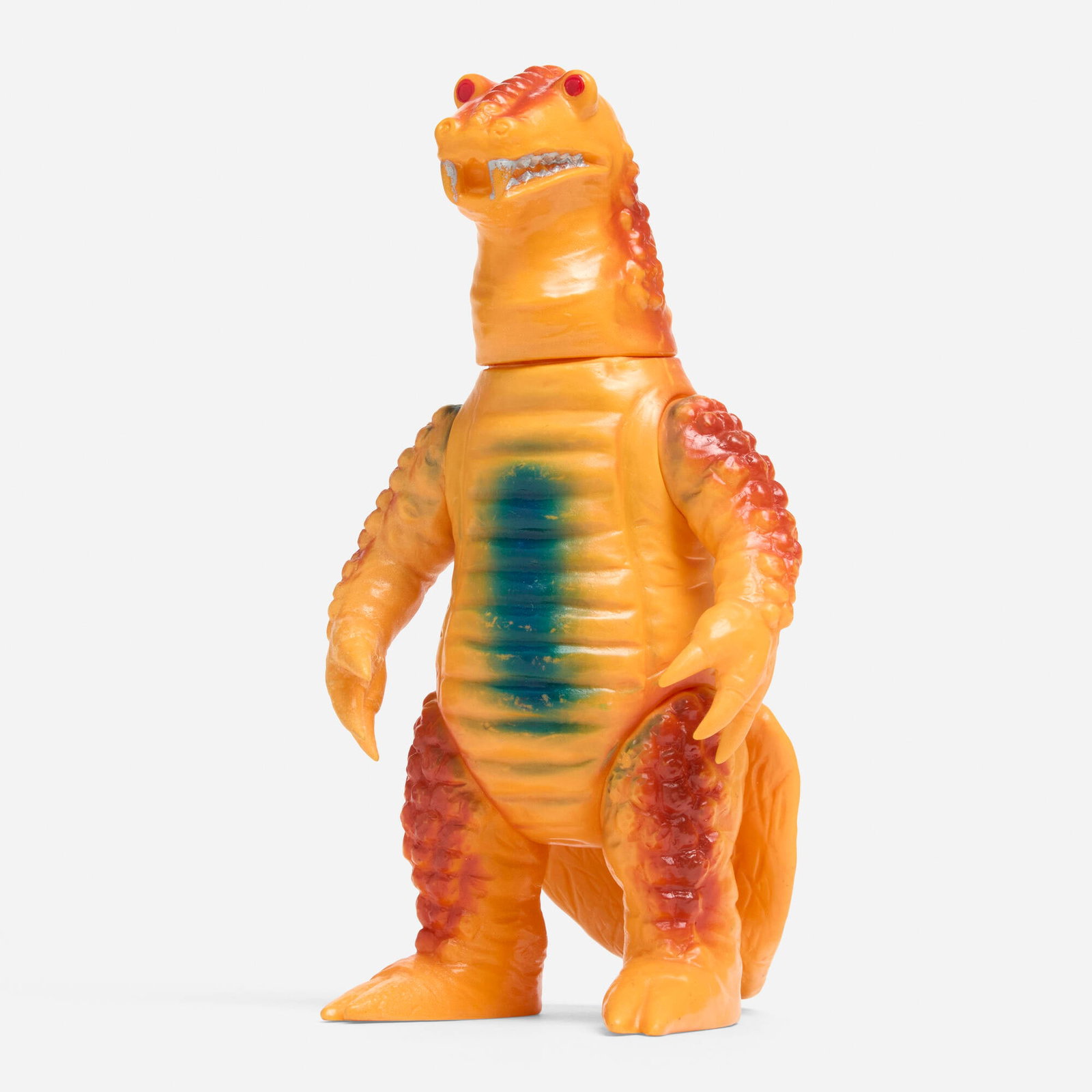 Bullmark Return of Ultraman Zagoras Standard Vinyl: Bullmark Return of Ultraman Zagoras Standard Vinyl Bullmark Japan, c. 1970 8.625 h x 4.75 w x 4.625 d in (22 x 12 x 12 cm) Condition notes: Overall good condition with scattered paint rubs. Writing on