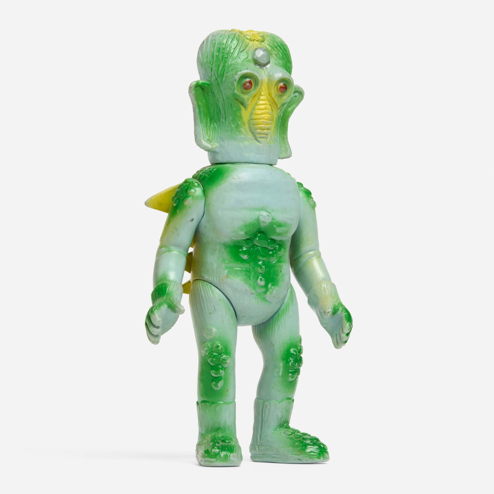 Bullmark Return of Ultraman Alien Messie Standard Vinyl: Bullmark Return of Ultraman Alien Messie Standard Vinyl Bullmark Japan, c. 1970 8.375 h x 4.125 w x 2 d in (21 x 10 x 5 cm) Condition notes: Overall very good condition with minimal scattered paint ru