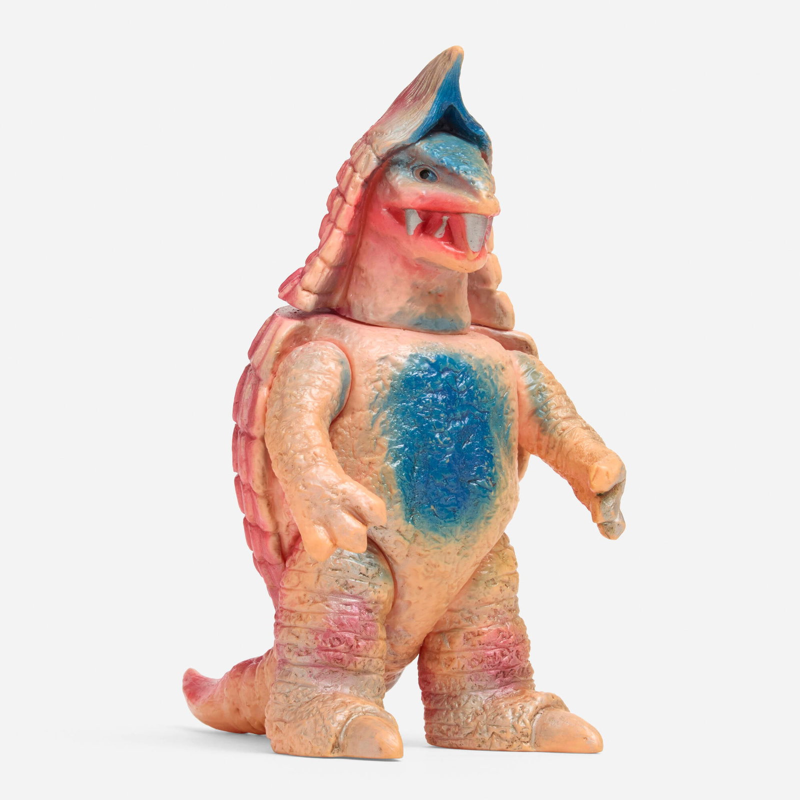 Bullmark Return of Ultraman Plooma Standard Vinyl: Bullmark Return of Ultraman Plooma Standard Vinyl Bullmark Japan, c. 1970 7.5 h x 4.25 w x 7 d in (19 x 11 x 18 cm) Condition notes: Overall very good condition with minimal scattered paint rubs. This