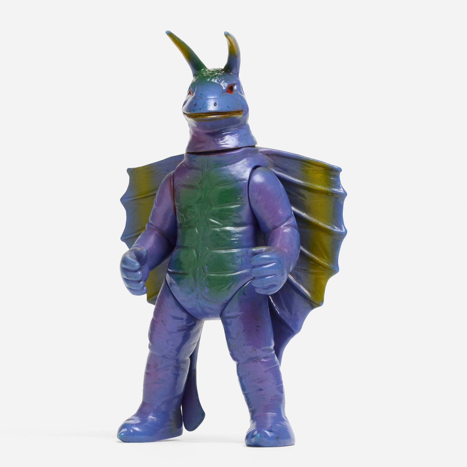 Ark Silver Kamen Akurion Alien Standard Vinyl: Ark Silver Kamen Akurion Alien Standard Vinyl Bullmark Japan, c. 1970 8.875 h x 5.625 w x 2.75 d in (23 x 14 x 7 cm) Condition notes: Overall very good condition with minimal scattered paint rubs. Thi