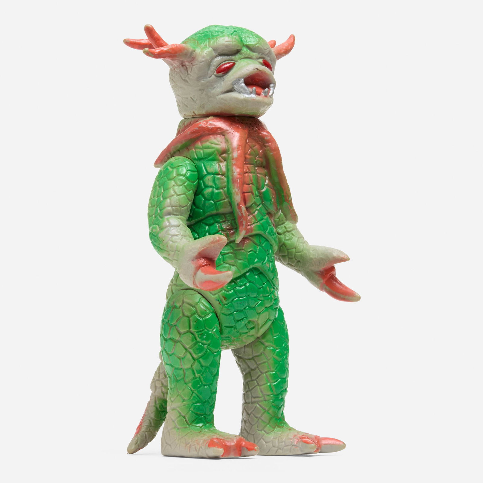 Bullmark Mirrorman King Zaiger Standard Vinyl: Bullmark Mirrorman King Zaiger Standard Vinyl Bullmark Japan, c. 1970 8.25 h x 4 w x 3.5 d in (21 x 10 x 9 cm) Condition notes: Overall very good condition with minimal scattered paint rubs. This work