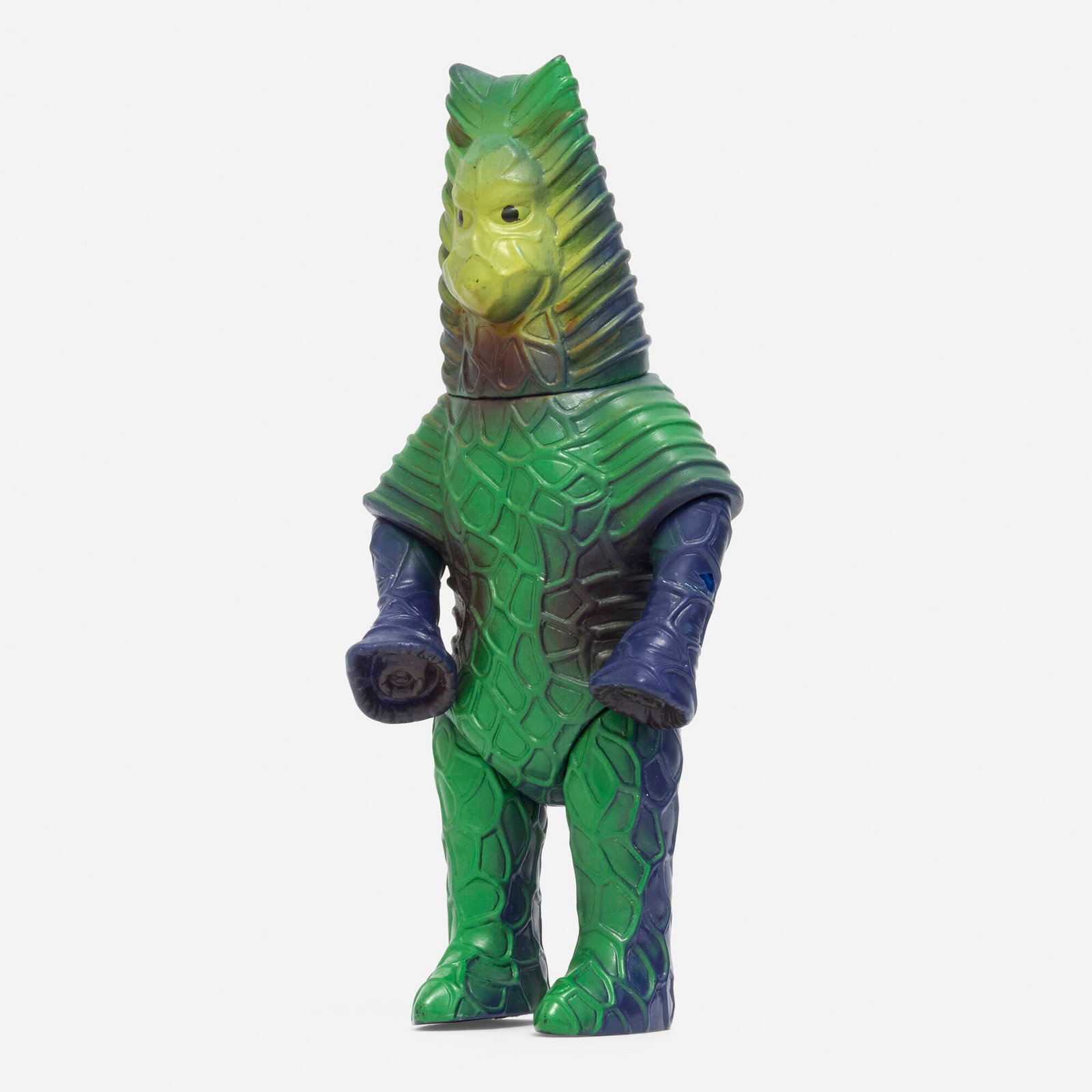 Tsuburaya Enterprise Mirrorman Multi Standard Vinyl: Tsuburaya Enterprise Mirrorman Multi Standard Vinyl Enterprise Japan, c. 1970 8.75 h x 4 w x 3 d in (22 x 10 x 8 cm) Issued under the Tsuburaya Enterprise brand a year after Bullmark went out of busin