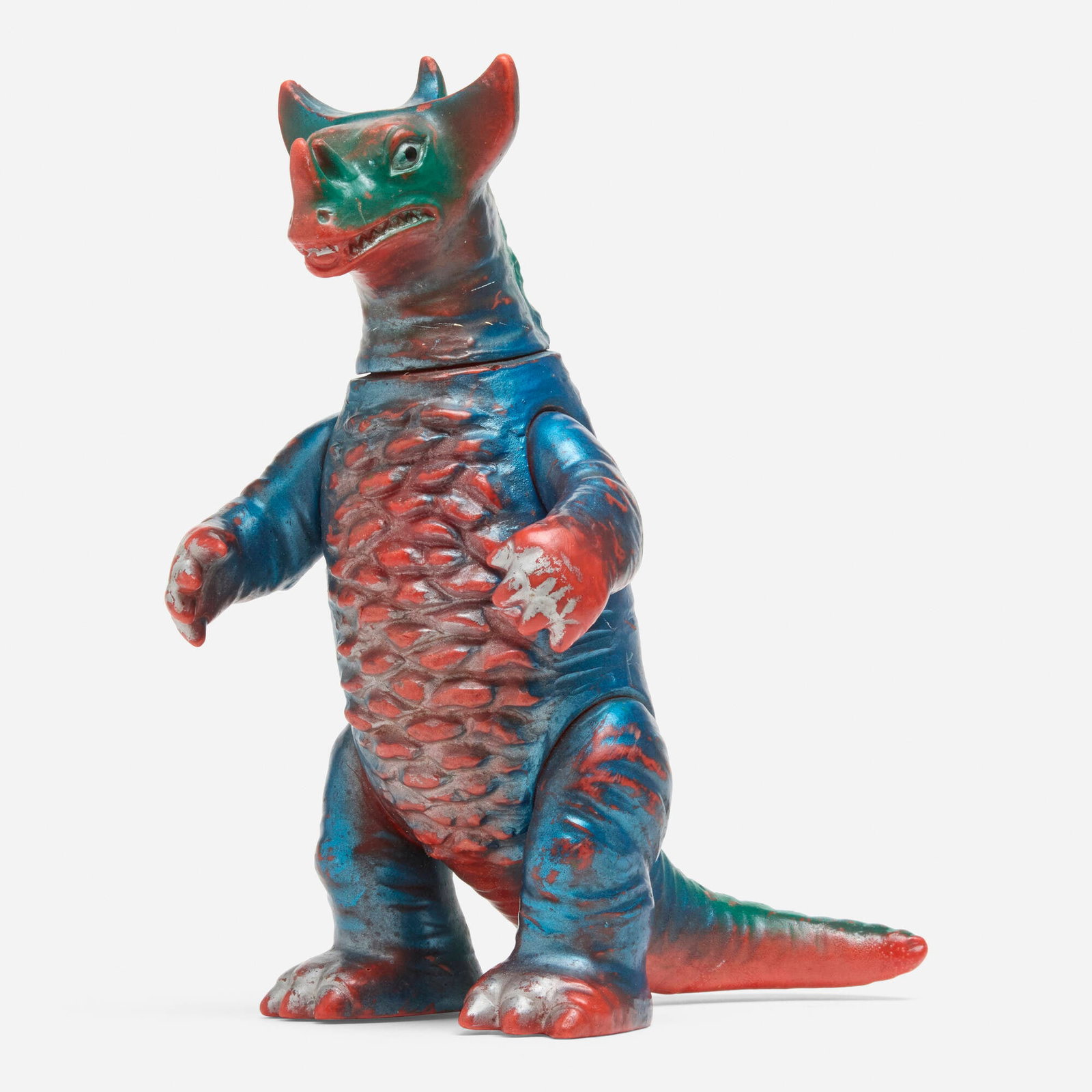 Pachi False Gomora Standard Vinyl: Pachi False Gomora Standard Vinyl Unknown Japan, c. 1970 7.75 h x 4 w x 5.25 d in (20 x 10 x 13 cm) Condition notes: Overall very good condition with minimal scattered paint rubs. This work will ship