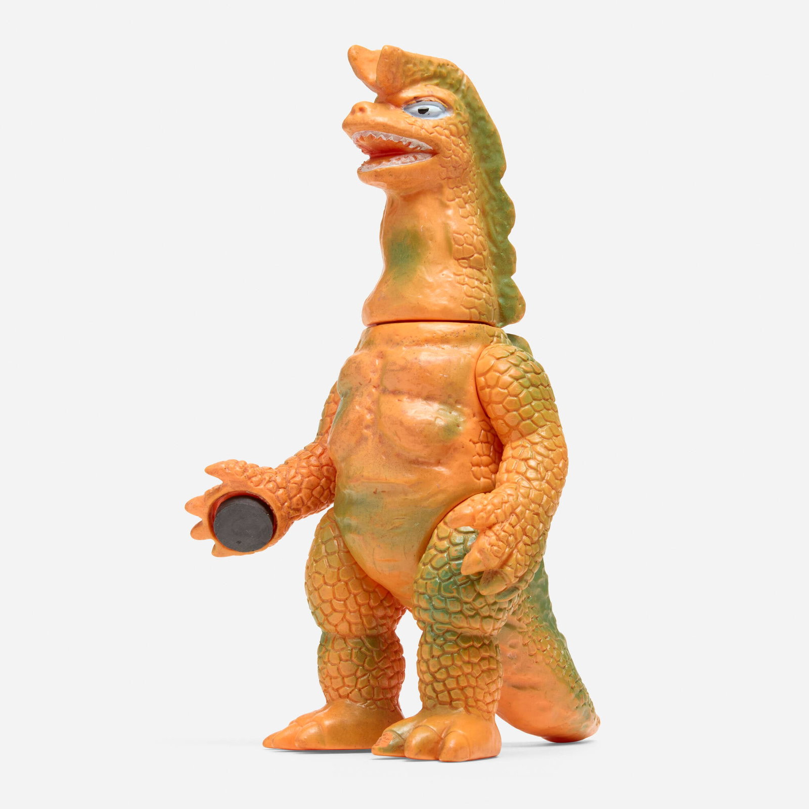 Bullmark Toho Ghostron Standard Magnet Vinyl: Bullmark Toho Ghostron Standard Magnet Vinyl Bullmark Japan, c. 1970 9.25 h x 5.25 w x 7 d in (23 x 13 x 18 cm) Condition notes: Overall very good condition with minimal scattered paint rubs and missi
