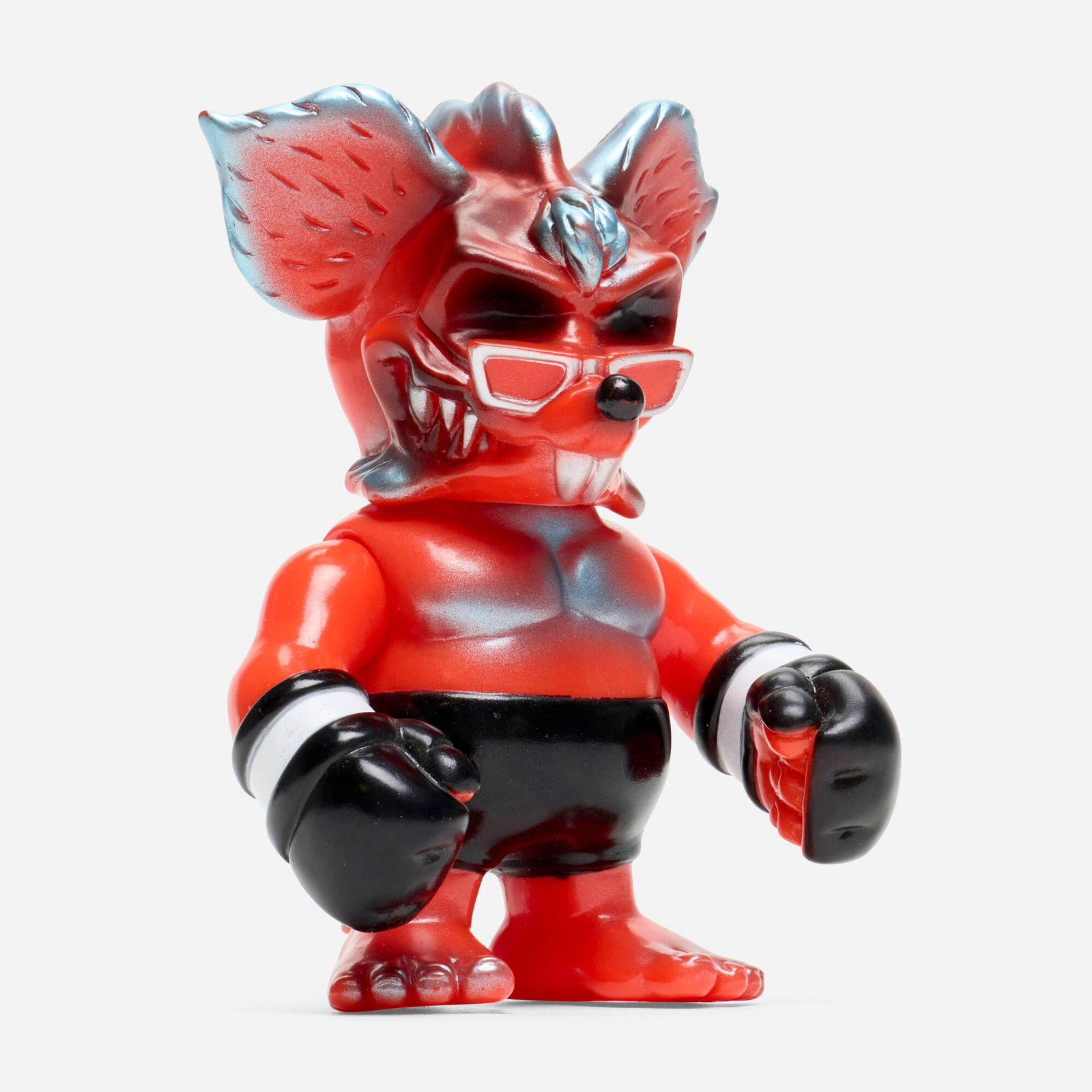 Hirota Saigansho Fink Shit V1 Red Medium Vinyl: Hirota Saigansho Fink Shit V1 Red Medium Vinyl Takeshit / Hirota Saigansho Japan, c. 2000 4.75 h x 3.5 w x 3 d in (12 x 9 x 8 cm) One of the original 1998 Fink Shits, the very first release of this la