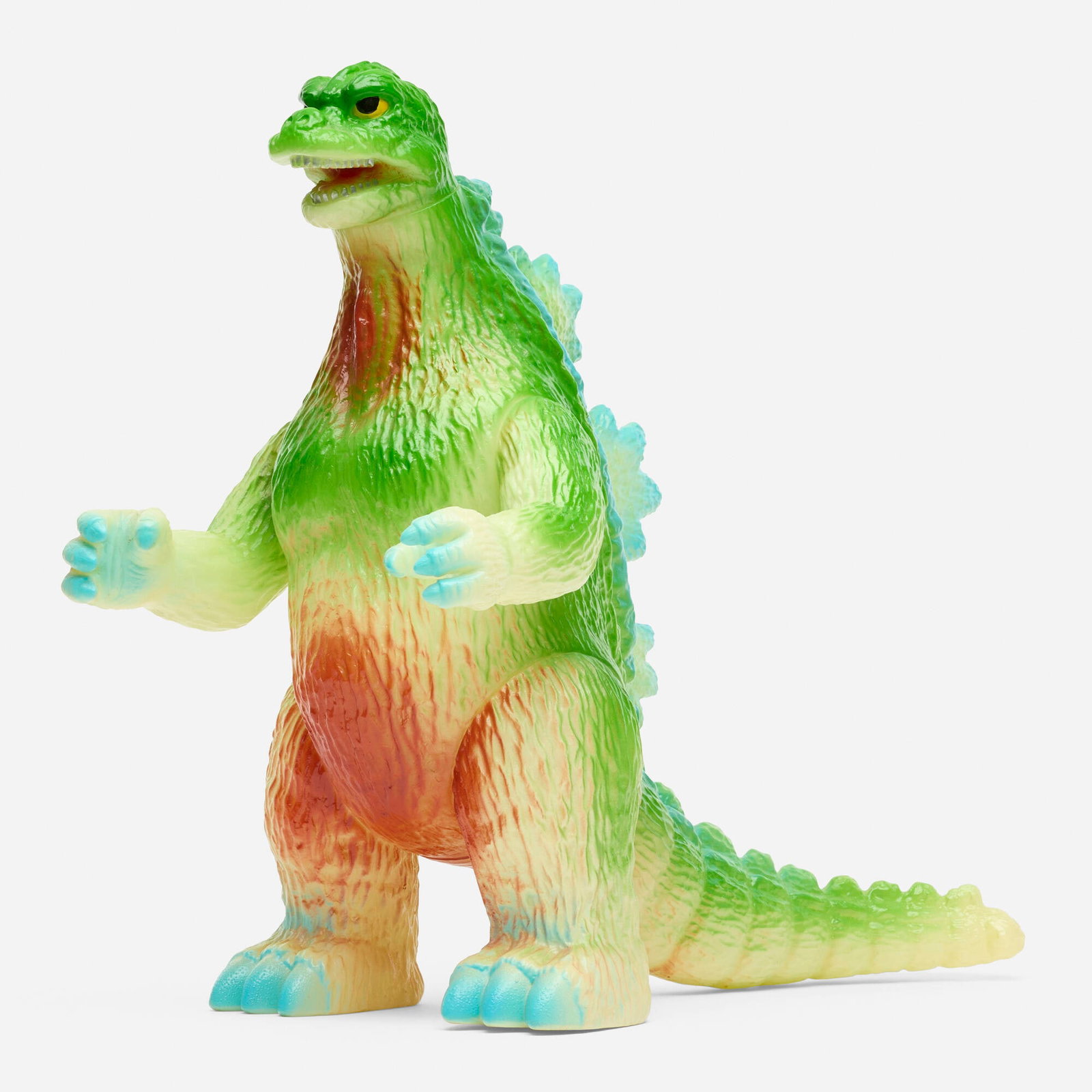 Popy Slash Godzilla GID Giant Vinyl: Popy Slash Godzilla GID Giant Vinyl B-Club Japan, c. 2010 15.875 h x 8.375 w x 14.75 d in (40 x 21 x 37 cm) Condition notes: Overall very good condition. This work will ship from Millville, Massachuse