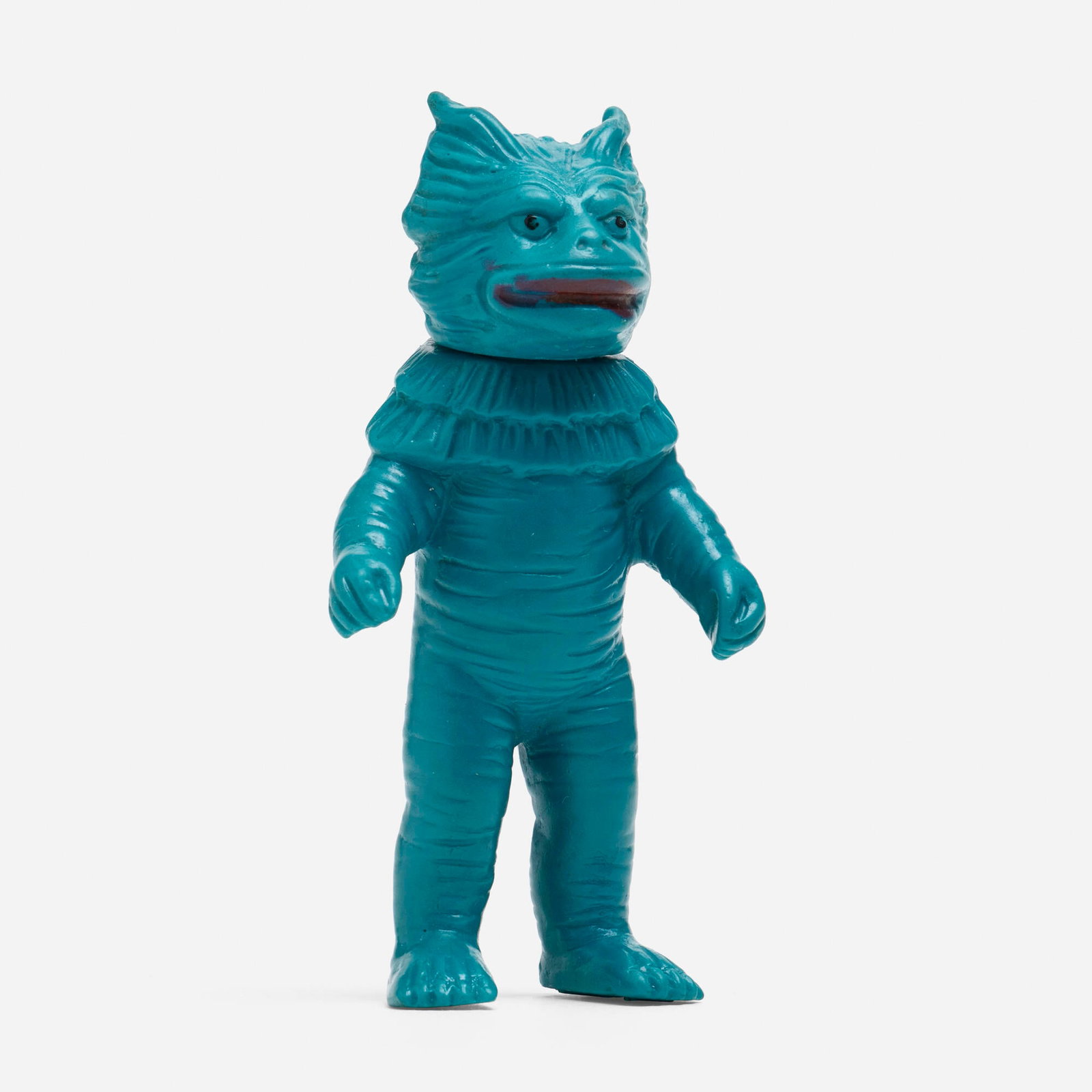 Bullmark Ultra Q Ragon Mini Vinyl: Bullmark Ultra Q Ragon Mini Vinyl Bullmark Japan, c. 1970 4.25 h x 2.25 w x 1.5 d in (11 x 6 x 4 cm) Condition notes: Overall very good condition with minimal scattered paint rubs. This work will ship