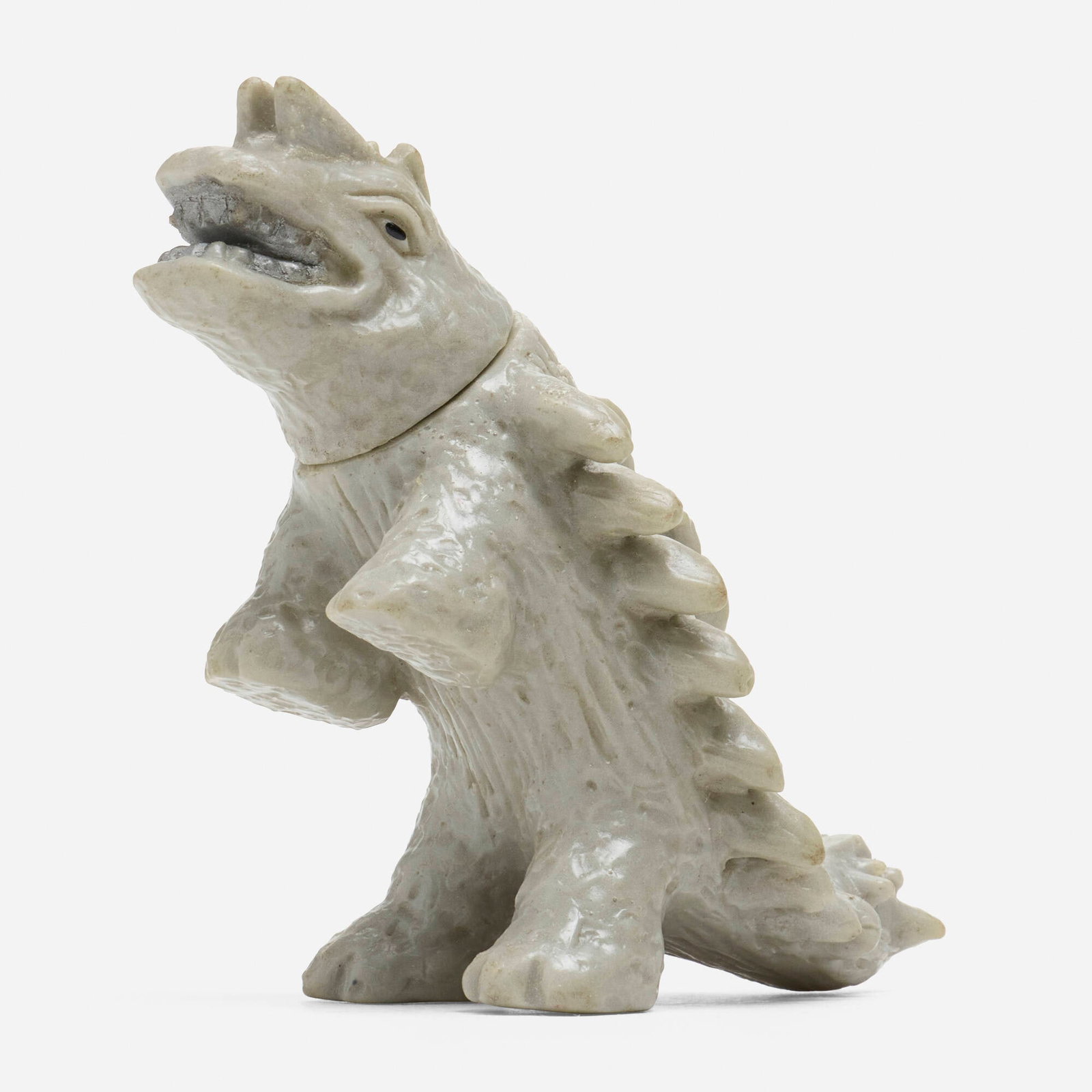 Bullmark Ultraman Skydon Mini Vinyl: Bullmark Ultraman Skydon Mini Vinyl Bullmark Japan, c. 1970 3.25 h x 2 w x 3.25 d in (8 x 5 x 8 cm) Condition notes: Overall very good condition with minimal scattered paint rubs. This work will ship