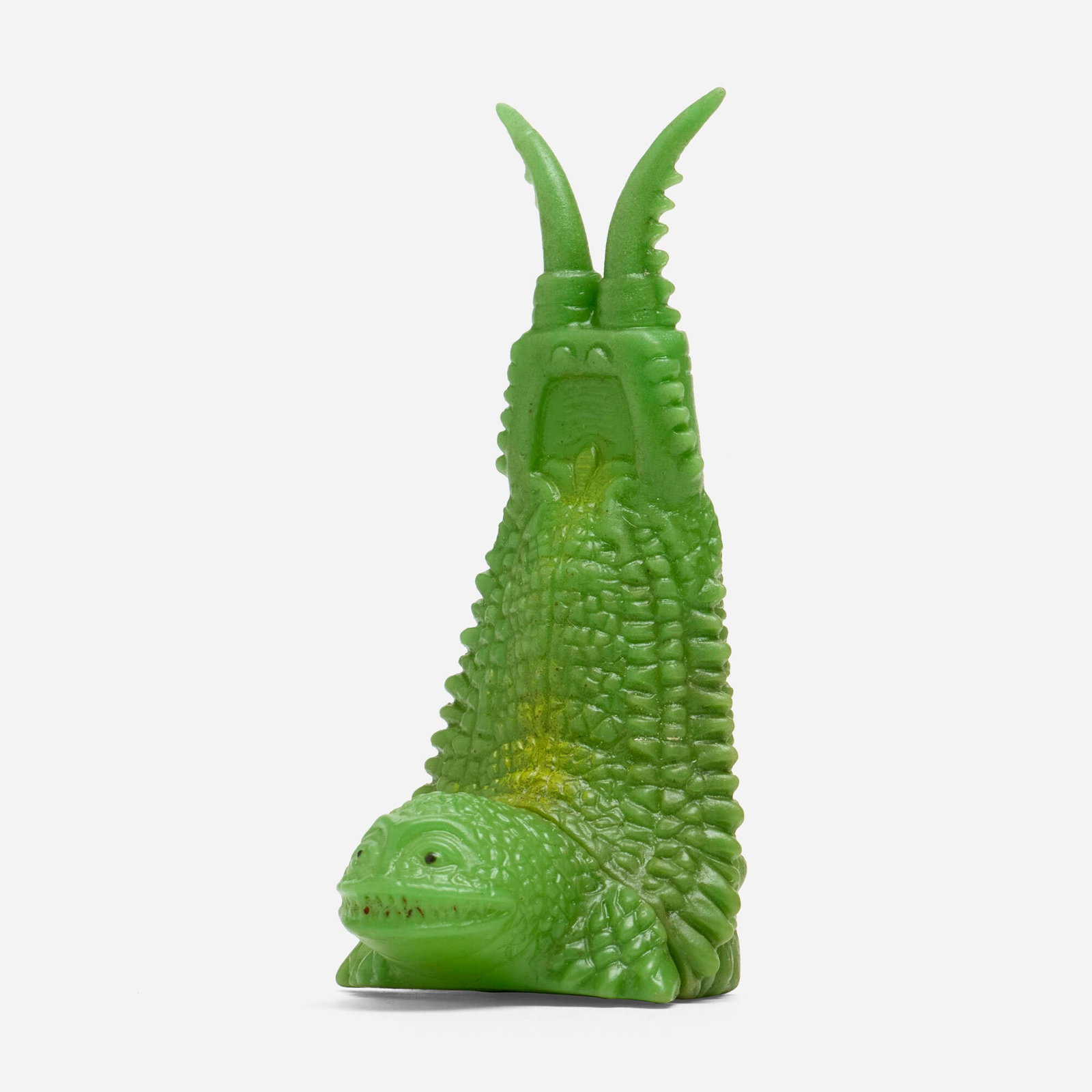 Bullmark Return of Ultraman Twin Tail Mini Vinyl: Bullmark Return of Ultraman Twin Tail Mini Vinyl Bullmark Japan, c. 1970 3.75 h x 1.75 w x 2.25 d in (10 x 4 x 6 cm) Condition notes: Overall very good condition with minimal scattered paint rubs. Thi