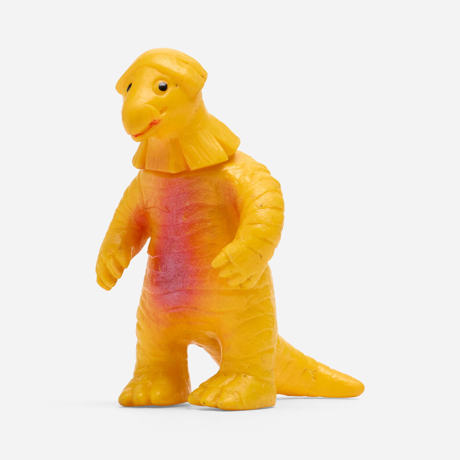 Bullmark Return of Ultraman Gokienzula Mini Vinyl: Bullmark Return of Ultraman Gokienzula Mini Vinyl Bullmark Japan, c. 1970 3.75 h x 2 w x 3.25 d in (10 x 5 x 8 cm) Condition notes: Overall very good condition with minimal scattered paint rubs. This