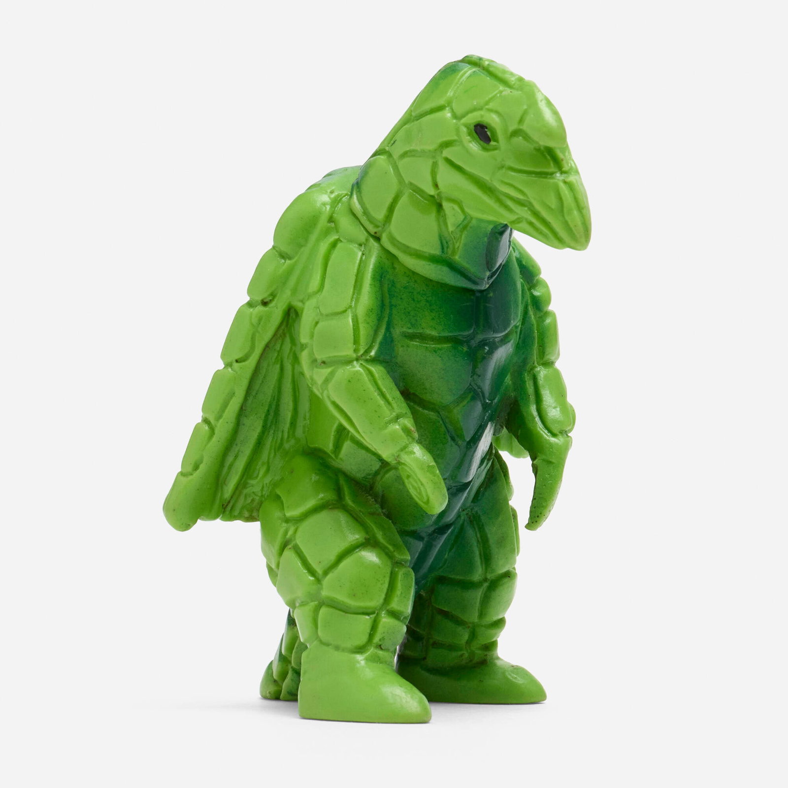Bullmark Ultraman Dorako Mini Vinyl: Bullmark Ultraman Dorako Mini Vinyl Bullmark Japan, c. 1970 3.75 h x 2.5 w x 3 d in (10 x 6 x 8 cm) Condition notes: Overall good condition with minimal scattered paint rubs. Writing on feet. This wor