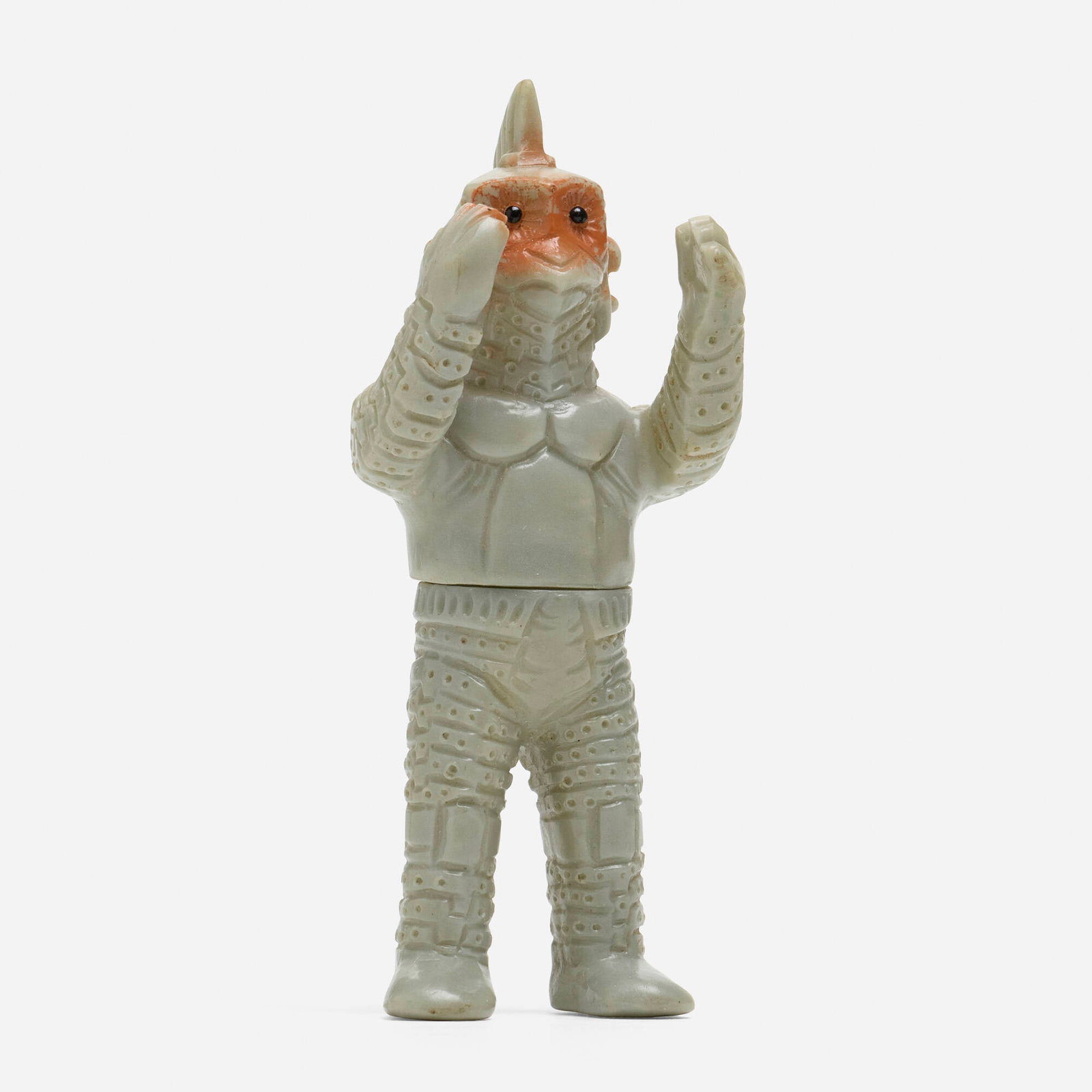 Bullmark Ultraseven Windom Mini Vinyl: Bullmark Ultraseven Windom Mini Vinyl Bullmark Japan, c. 1970 4.25 h x 1.75 w x 1.5 d in (11 x 4 x 4 cm) Condition notes: Overall very good condition with minimal scattered paint rubs. This work will
