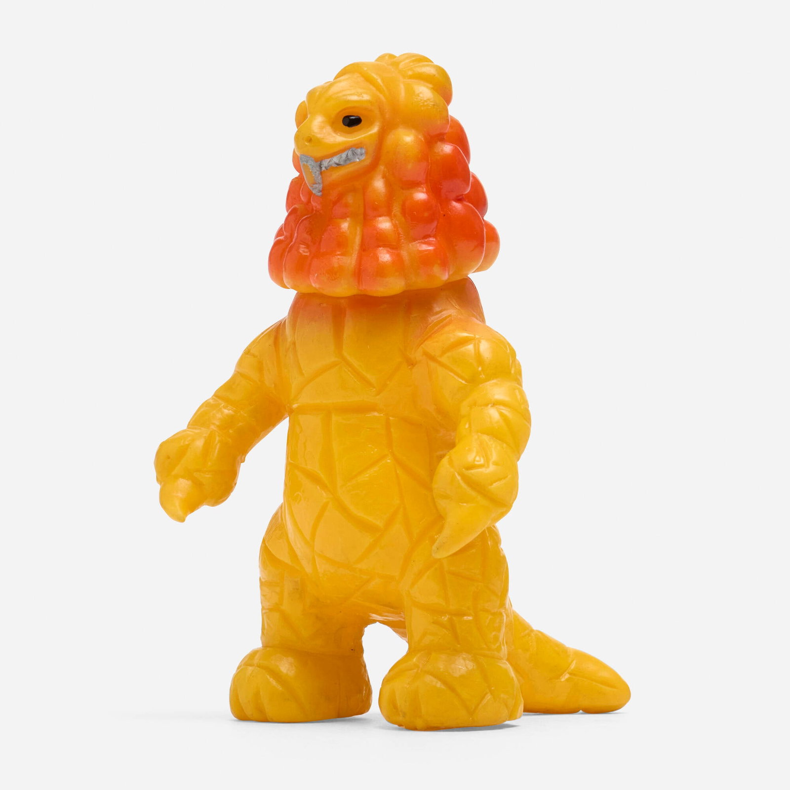 Bullmark Return of Ultraman Dangar Mini Vinyl: Bullmark Return of Ultraman Dangar Mini Vinyl Bullmark Japan, c. 1970 3.75 h x 2.25 w x 2.5 d in (10 x 6 x 6 cm) Condition notes: Overall very good condition with minimal scattered paint rubs. This wo