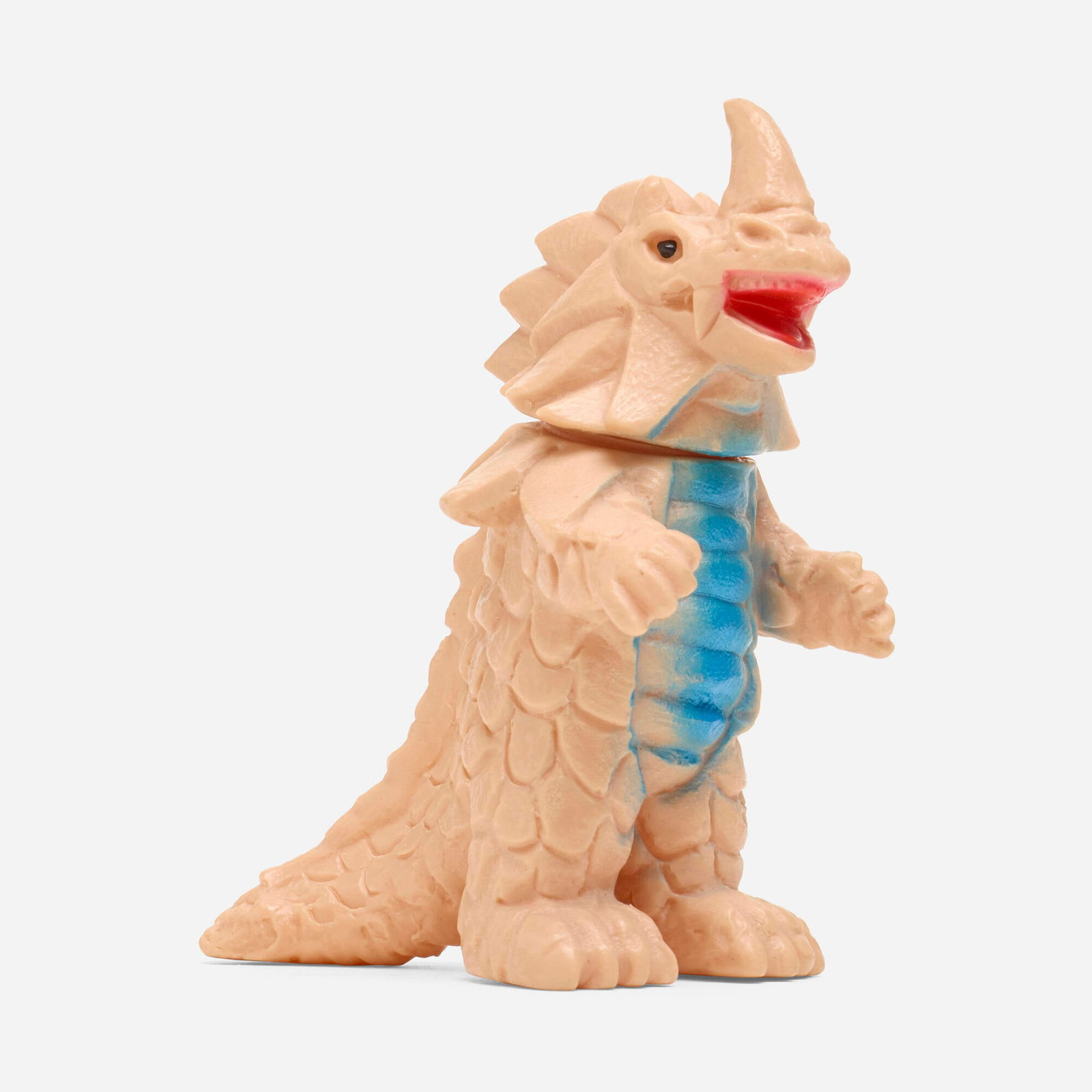Bullmark Return of Ultraman Seagoras Mini Vinyl: Bullmark Return of Ultraman Seagoras Mini Vinyl Bullmark Japan, c. 1970 3.75 h x 2 w x 2.75 d in (10 x 5 x 7 cm) Condition notes: Overall very good condition with minimal scattered paint rubs. This wo