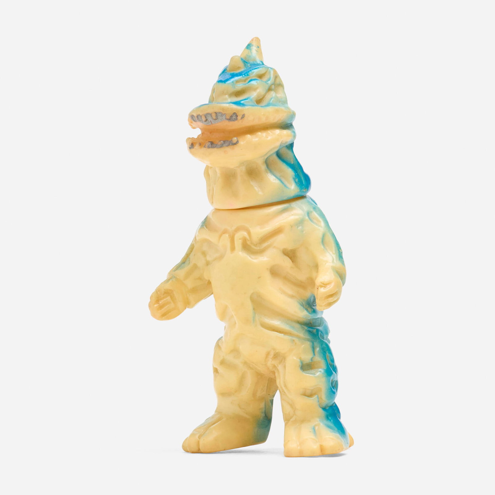 Bullmark Ultraman Seabozu Mini Vinyl: Bullmark Ultraman Seabozu Mini Vinyl Bullmark Japan, c. 1970 4 h x 2 w x 1.75 d in (10 x 5 x 4 cm) Condition notes: Overall very good condition with moderate scattered paint rubs This work will ship f