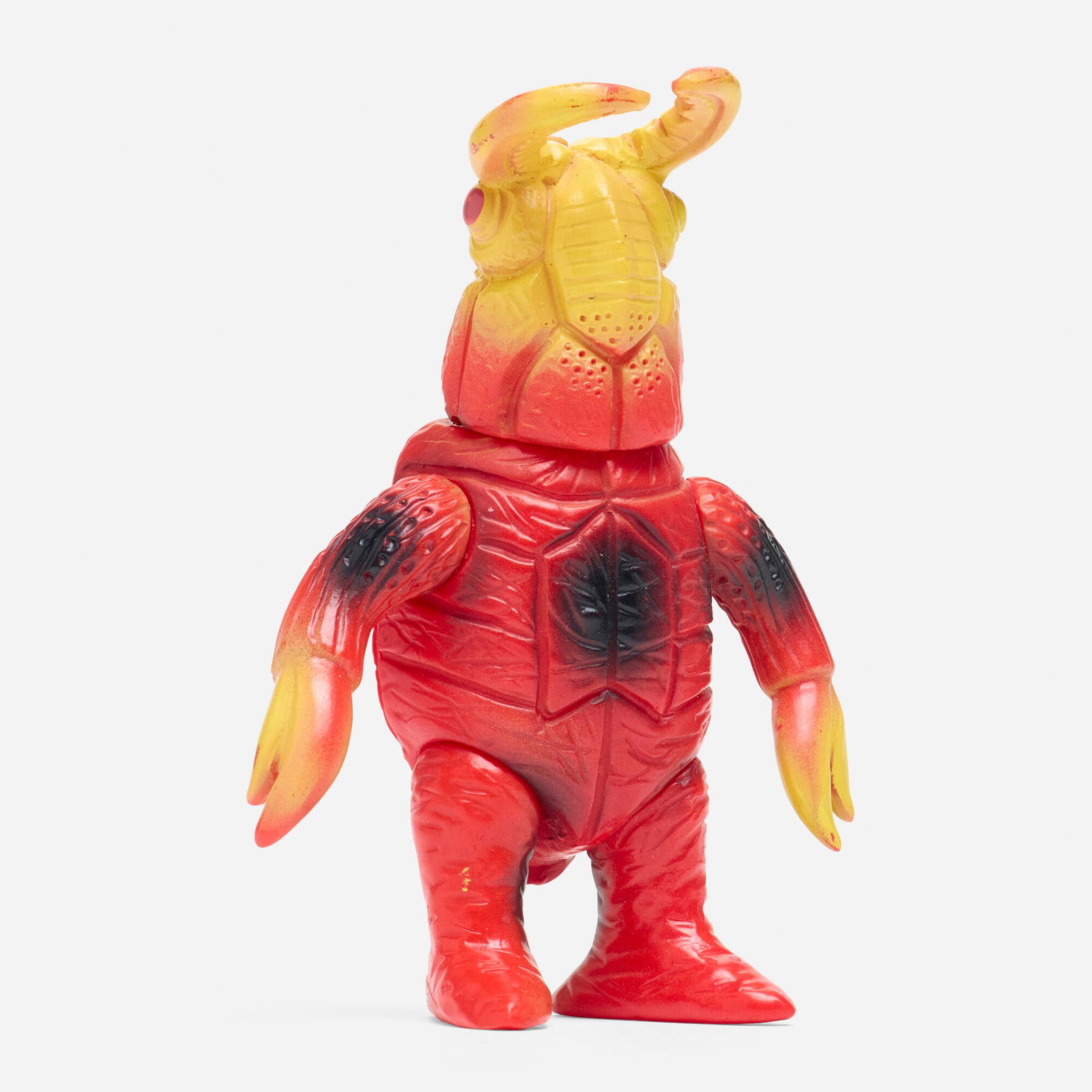Bullmark Return of Ultraman Nokogirin Medium Vinyl: Bullmark Return of Ultraman Nokogirin Medium Vinyl Bullmark Japan, c. 1970 4.75 h x 3.5 w x 2.5 d in (12 x 9 x 6 cm) Condition notes: Overall very good condition with moderate scattered paint rubs. Wr