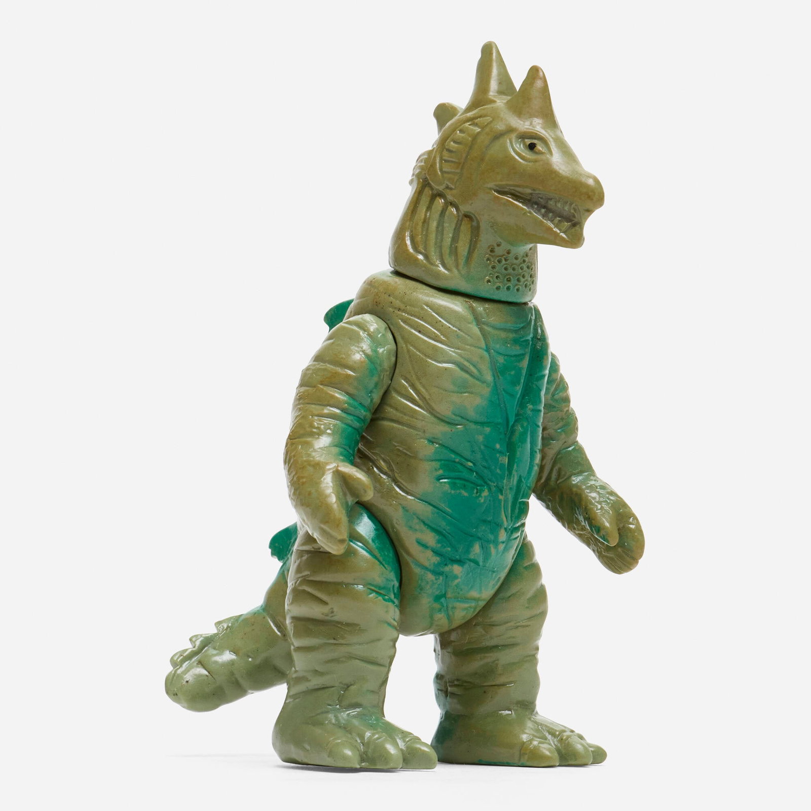 Bullmark Return of Ultraman Muruchi Medium Vinyl: Bullmark Return of Ultraman Muruchi Medium Vinyl Bullmark Japan, c. 1970 4.75 h x 2.5 w x 3 d in (12 x 6 x 8 cm) Condition notes: Overall very good condition with minimal scattered paint rubs. This wo