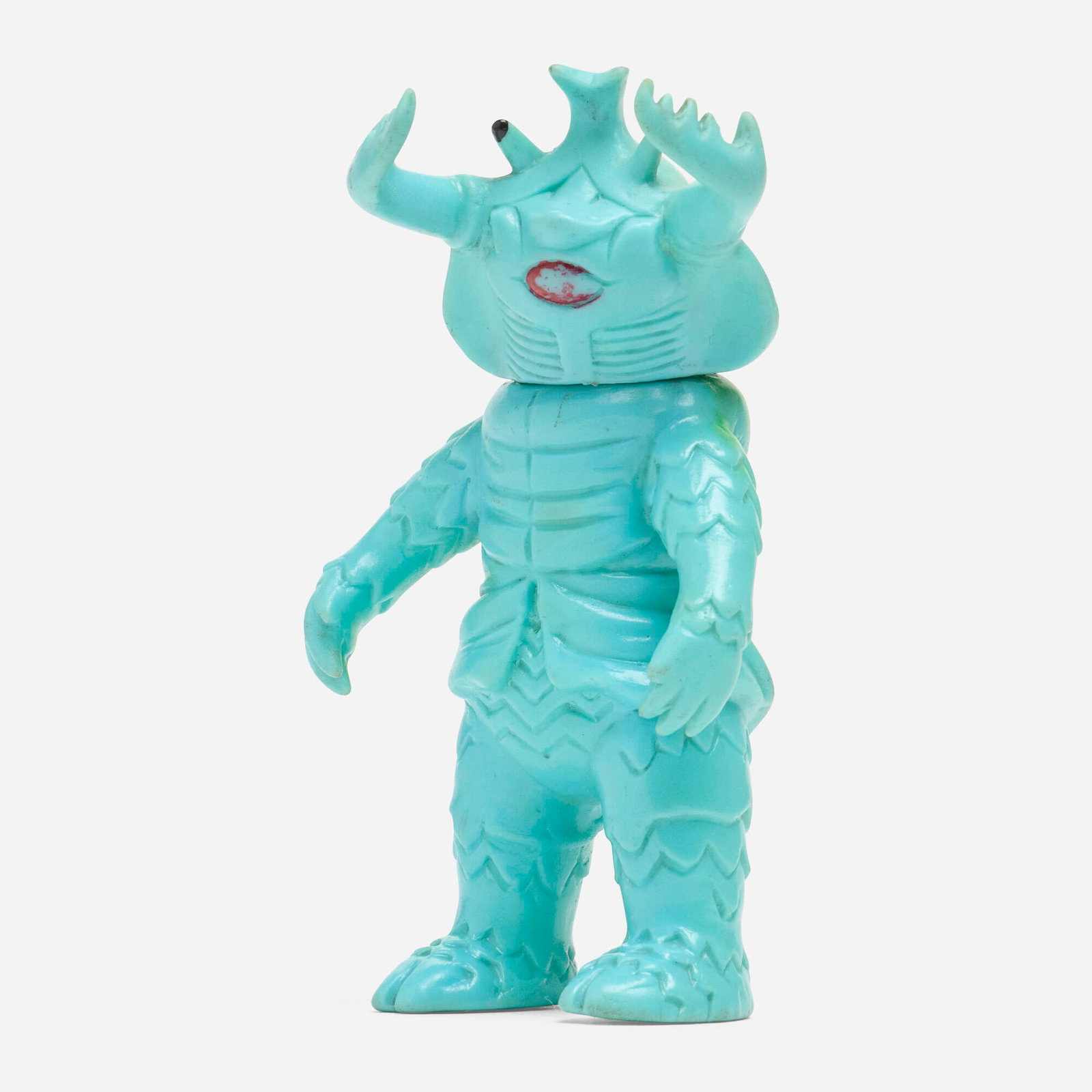 Bullmark Ultraman Antlar Mini Vinyl: Bullmark Ultraman Antlar Mini Vinyl Bullmark Japan, c. 1970 4 h x 2.5 w x 2 d in (10 x 6 x 5 cm) Condition notes: Overall very good condition with minimal scattered paint rubs. This work will ship fro