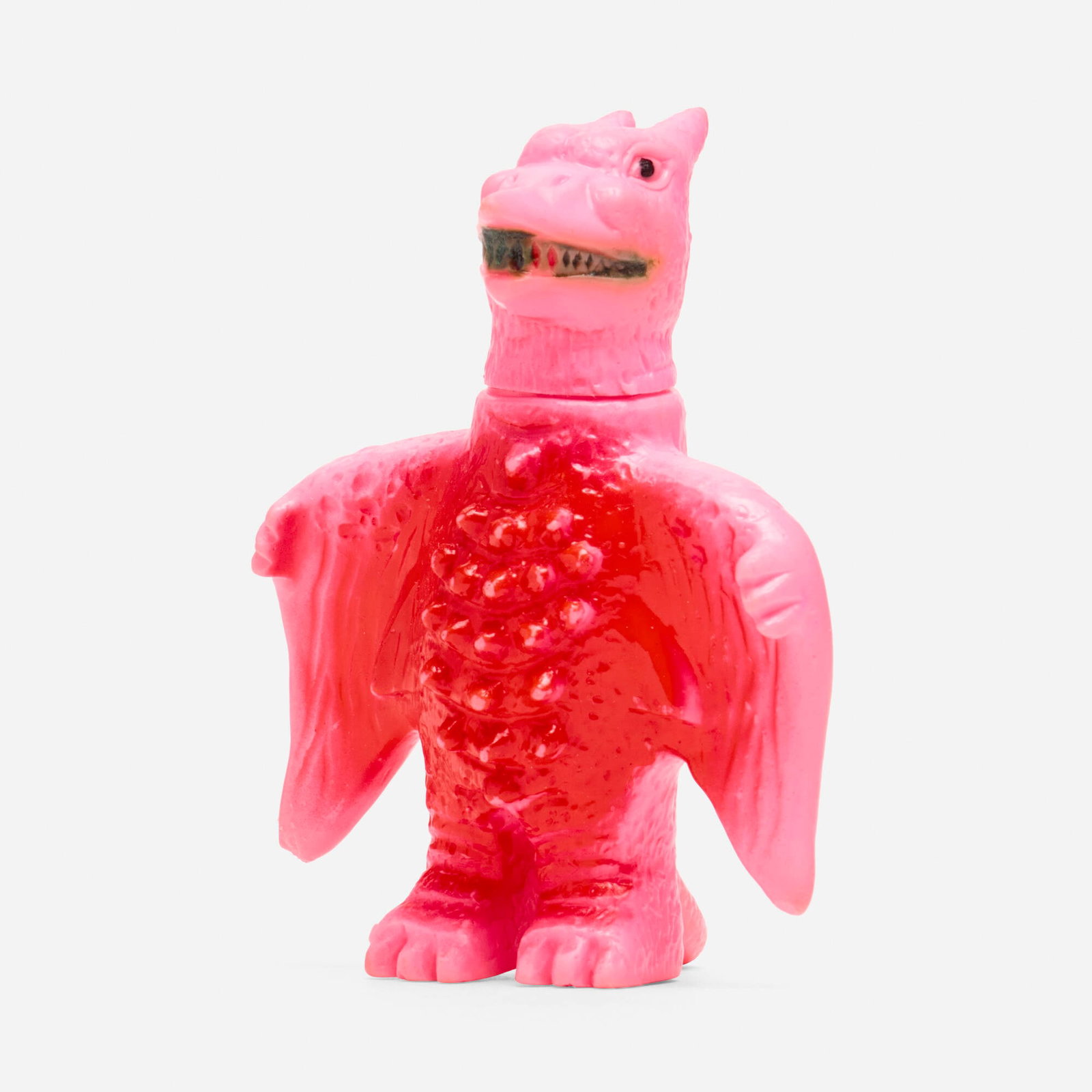 Bullmark Toho Rodan Mini Vinyl: Bullmark Toho Rodan Mini Vinyl Bullmark Japan, c. 1970 3.75 h x 2.75 w x 2.25 d in (10 x 7 x 6 cm) Condition notes: Overall very good condition with minimal scattered paint rubs. This work will ship f