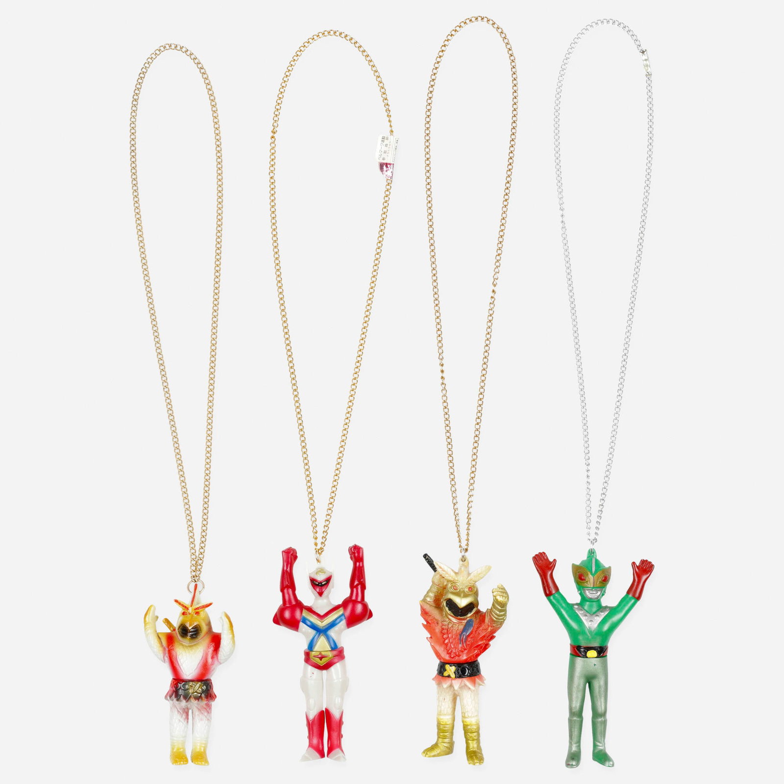 Henshin Ninja Arashi, Tekkaman, and Thundermask Mini Vinyl Necklace Group (1 of 3)