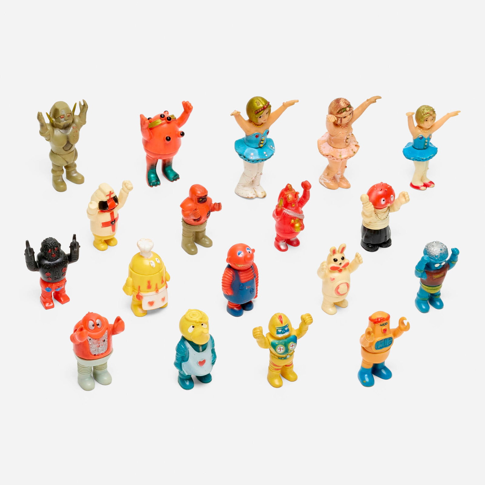 Popy Ganbare!! Robocon Mini Vinyl Group of 18 (1 of 6)