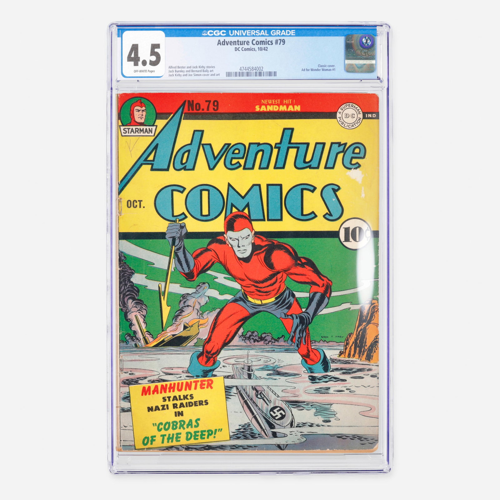 DC Comics Adventure Comics #79 CGC 4.5 (1 of 2)