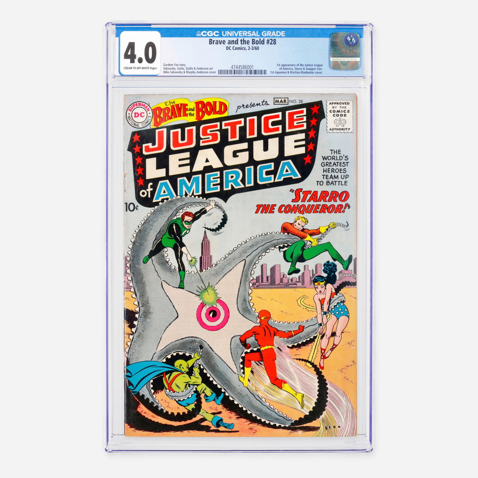 DC Comics Brave and the Bold #28 CGC 4.0 (1 of 2)
