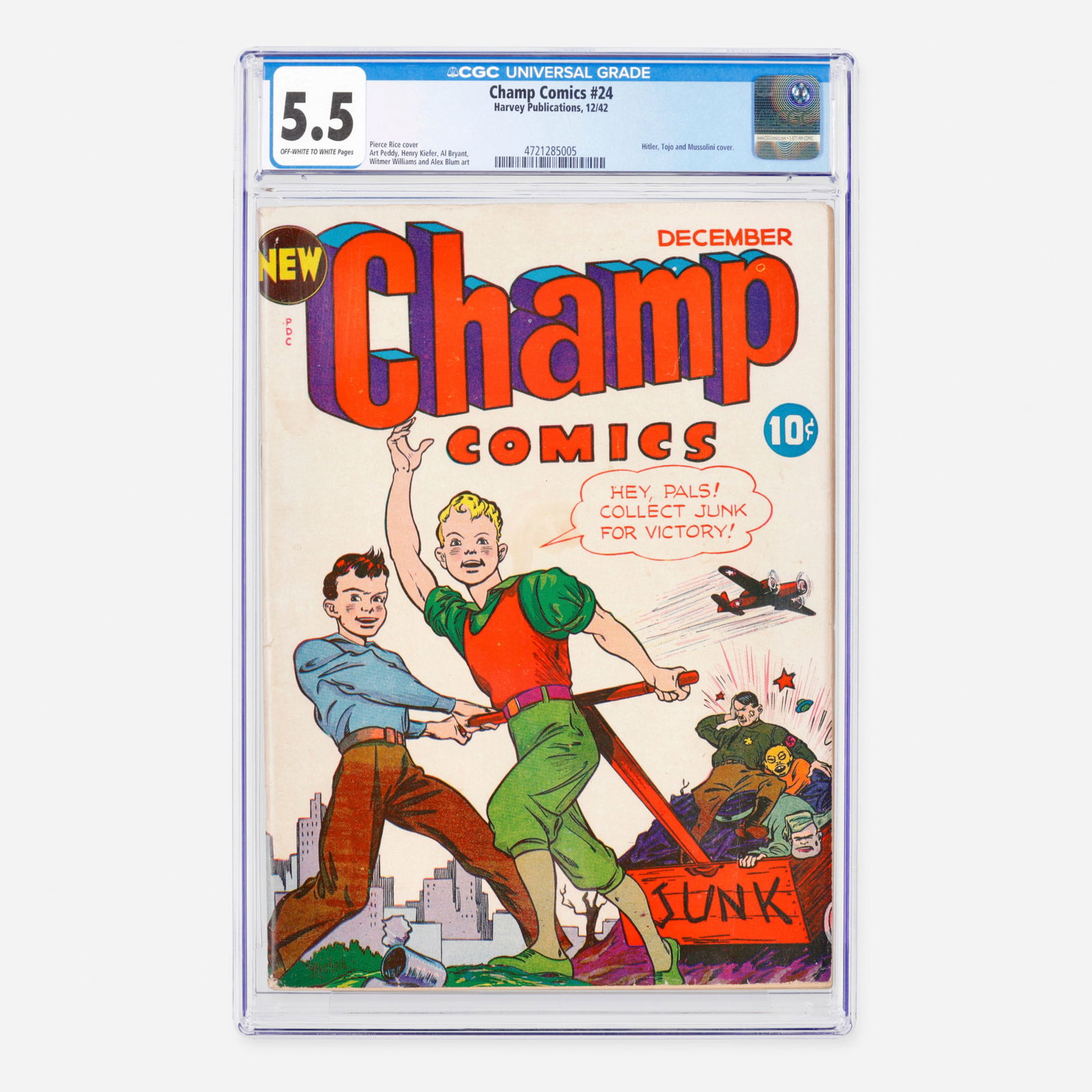 Harvey Publications Champ Comics #24 CGC 5.5 (1 of 2)