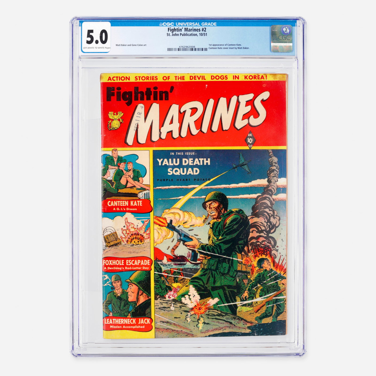 St. John Publication Fightin' Marines #2 CGC 5.0 (1 of 2)