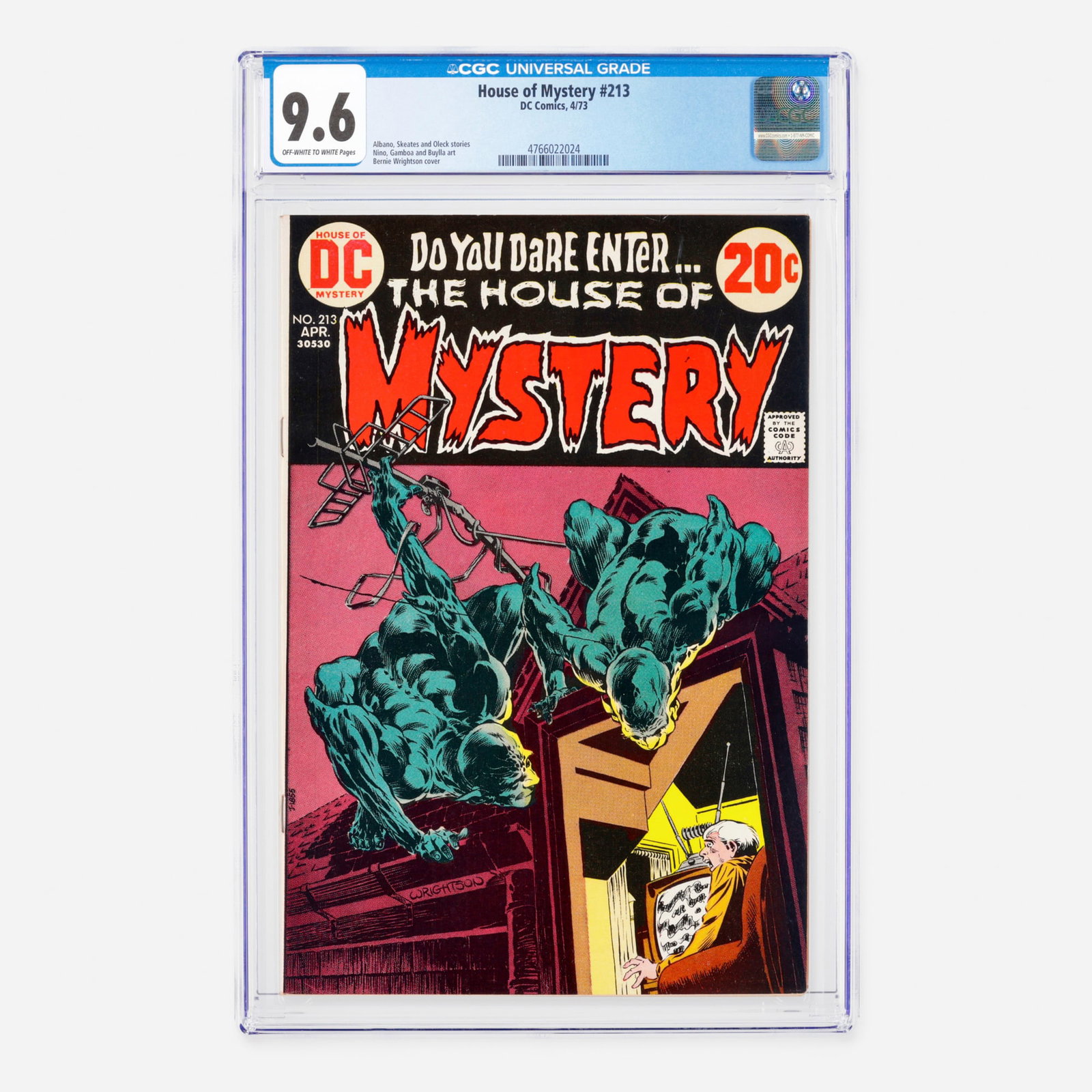 DC Comics House of Mystery #213 CGC 9.6 (1 of 2)