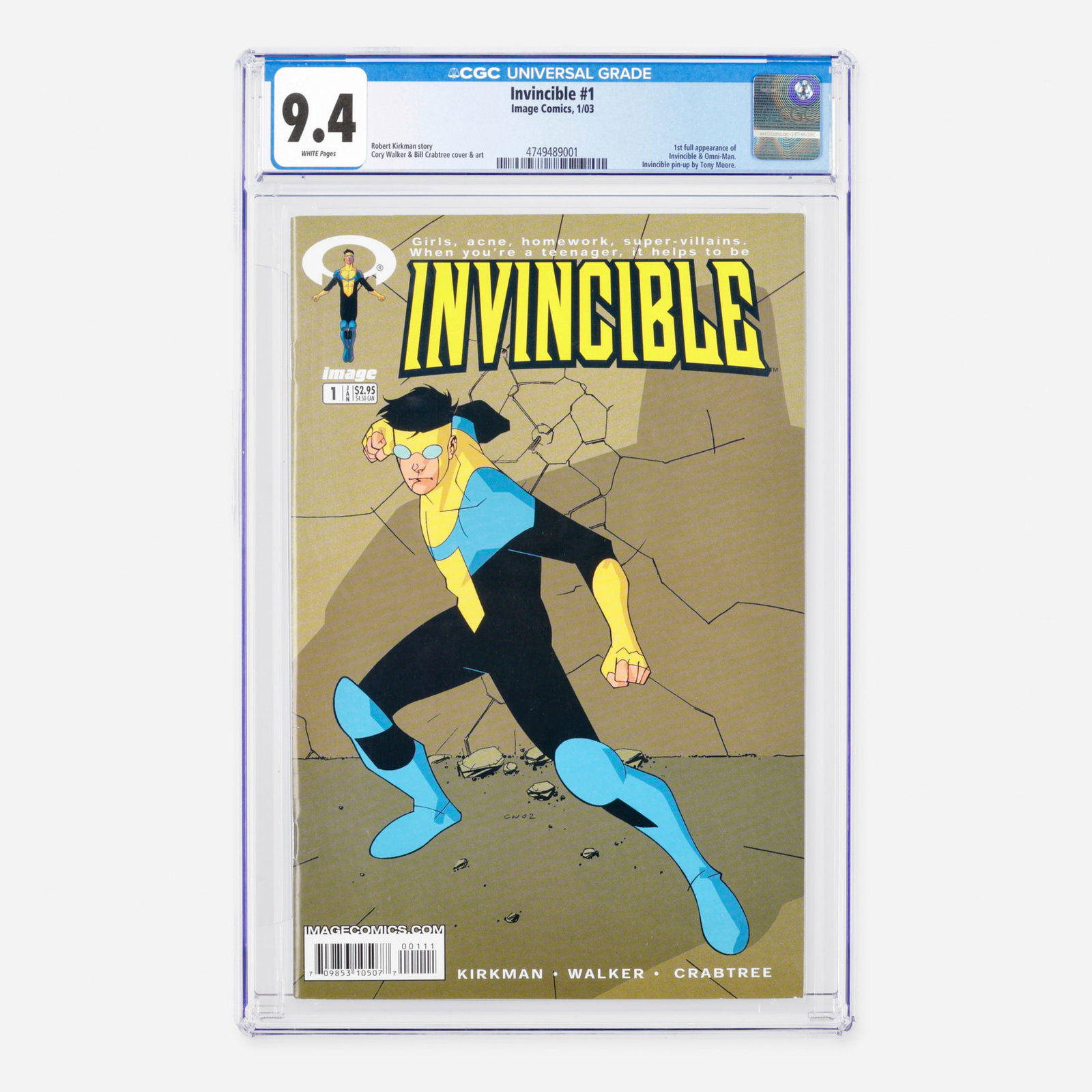 Image Comics Invincible #1 CGC 9.4 (1 of 2)
