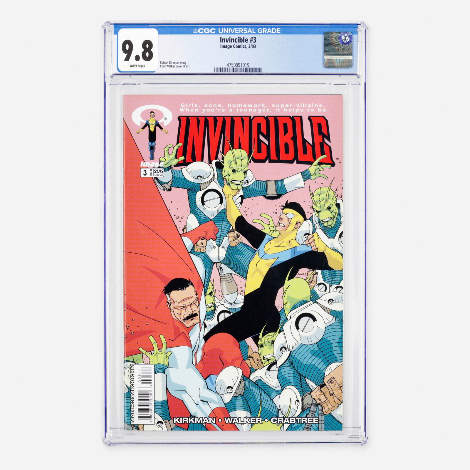 Image Comics Invincible #3 CGC 9.8 (1 of 2)