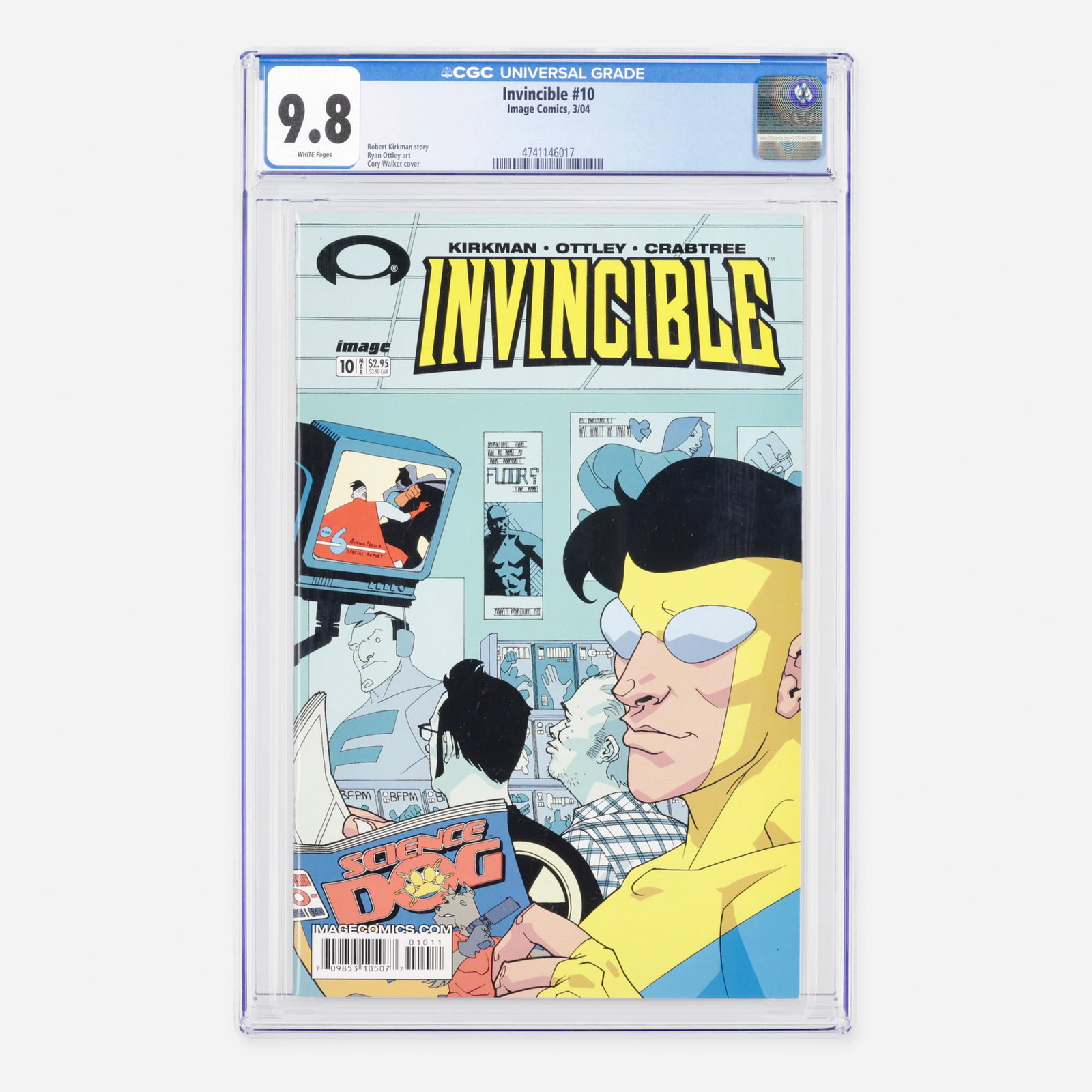 Image Comics Invincible #10 CGC 9.8 (1 of 2)