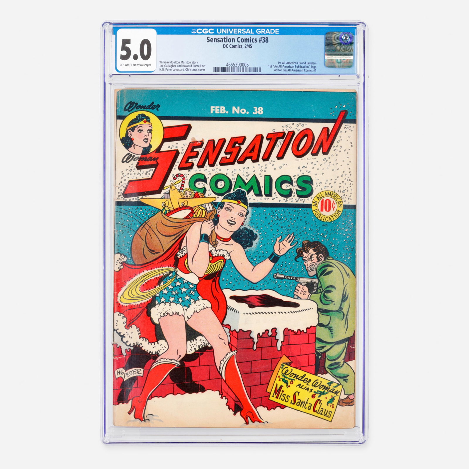 DC Comics Sensation Comics #38 CGC 5.0 (1 of 2)