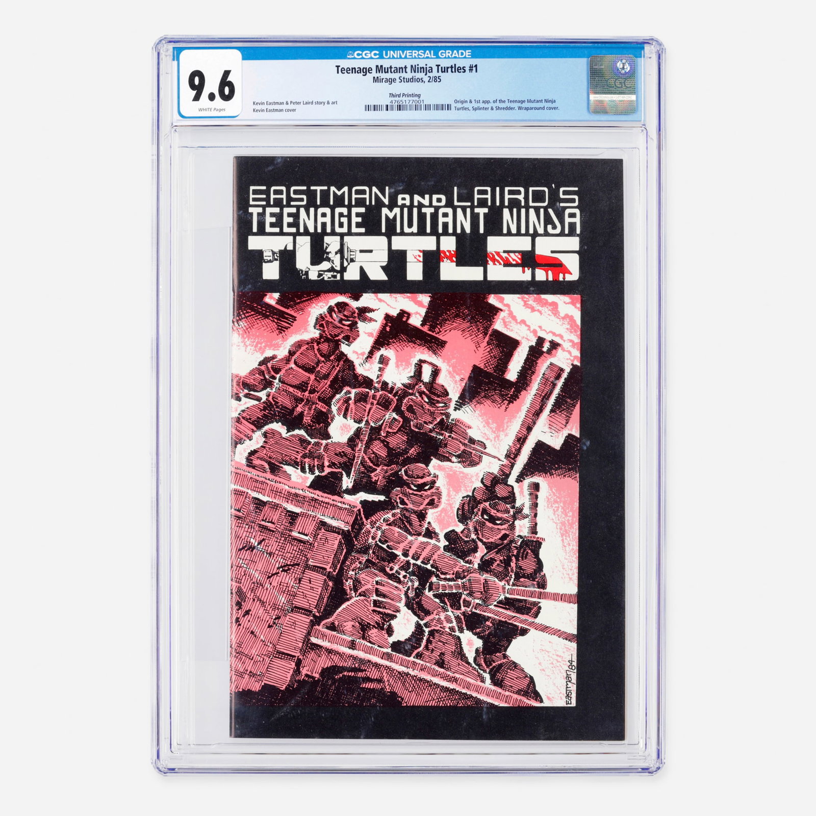 Mirage Studios Teenage Mutant Ninja Turtles #1 CGC 9.6 Third Printing (1 of 2)