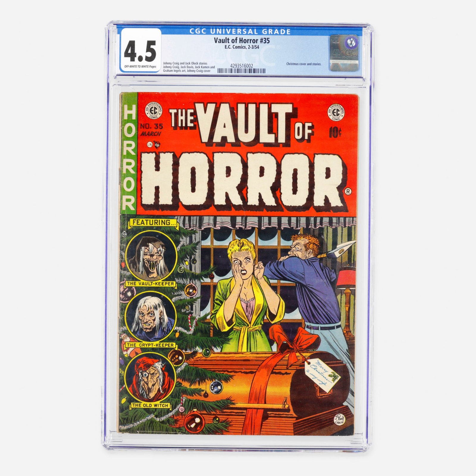 E.C. Comics Vault of Horror #35 CGC 4.5 (1 of 2)