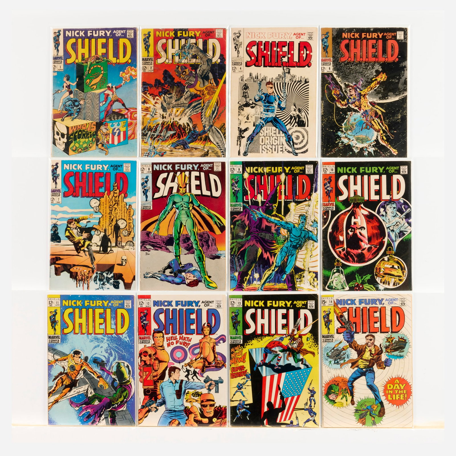 24 Marvel Comics Nick Fury, Agent of S.H.I.E.L.D., Tales of Suspense and Tales to Astonish Group (1 of 2)