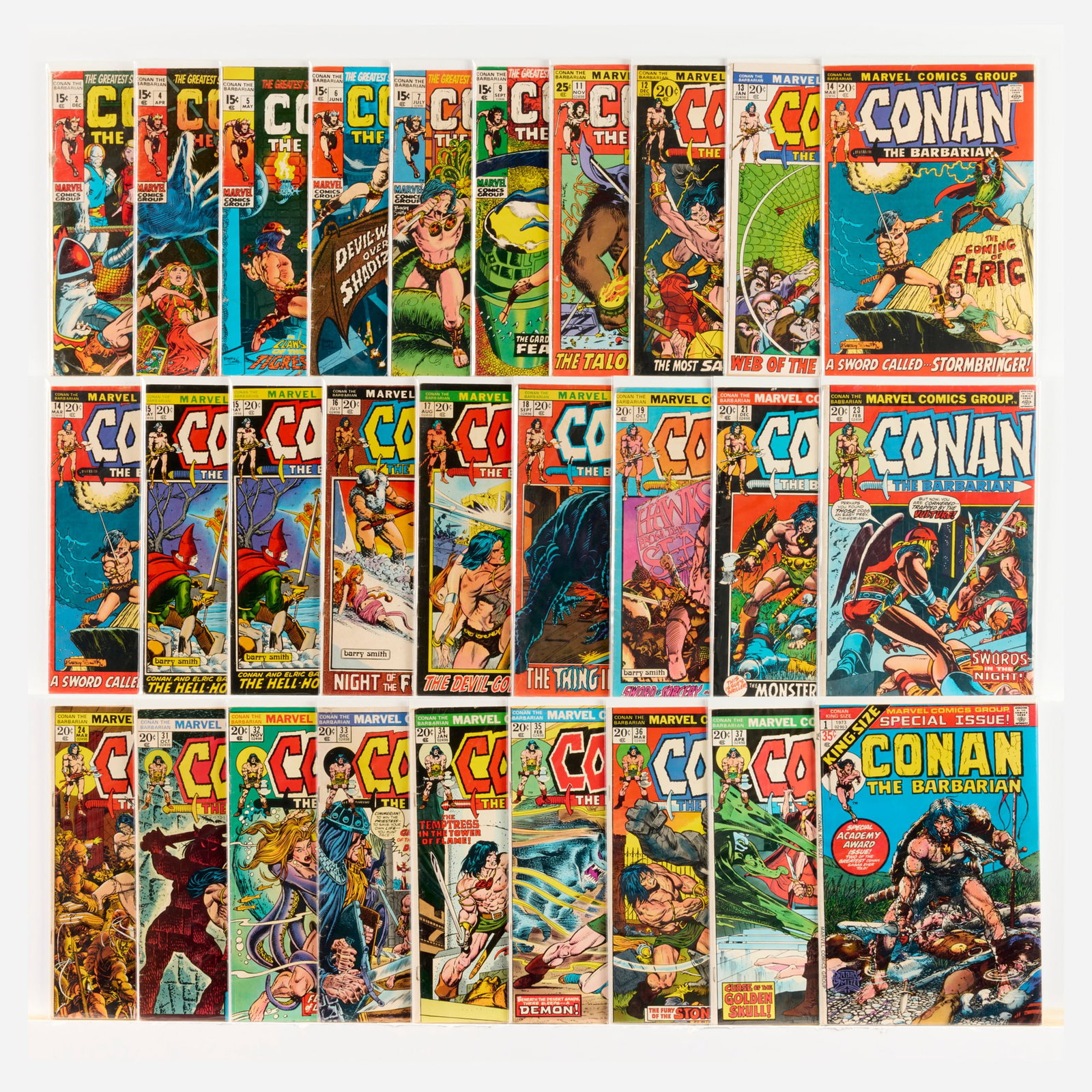 28 Marvel Comics Conan the Barbarian #2-#37 Group (1 of 1)