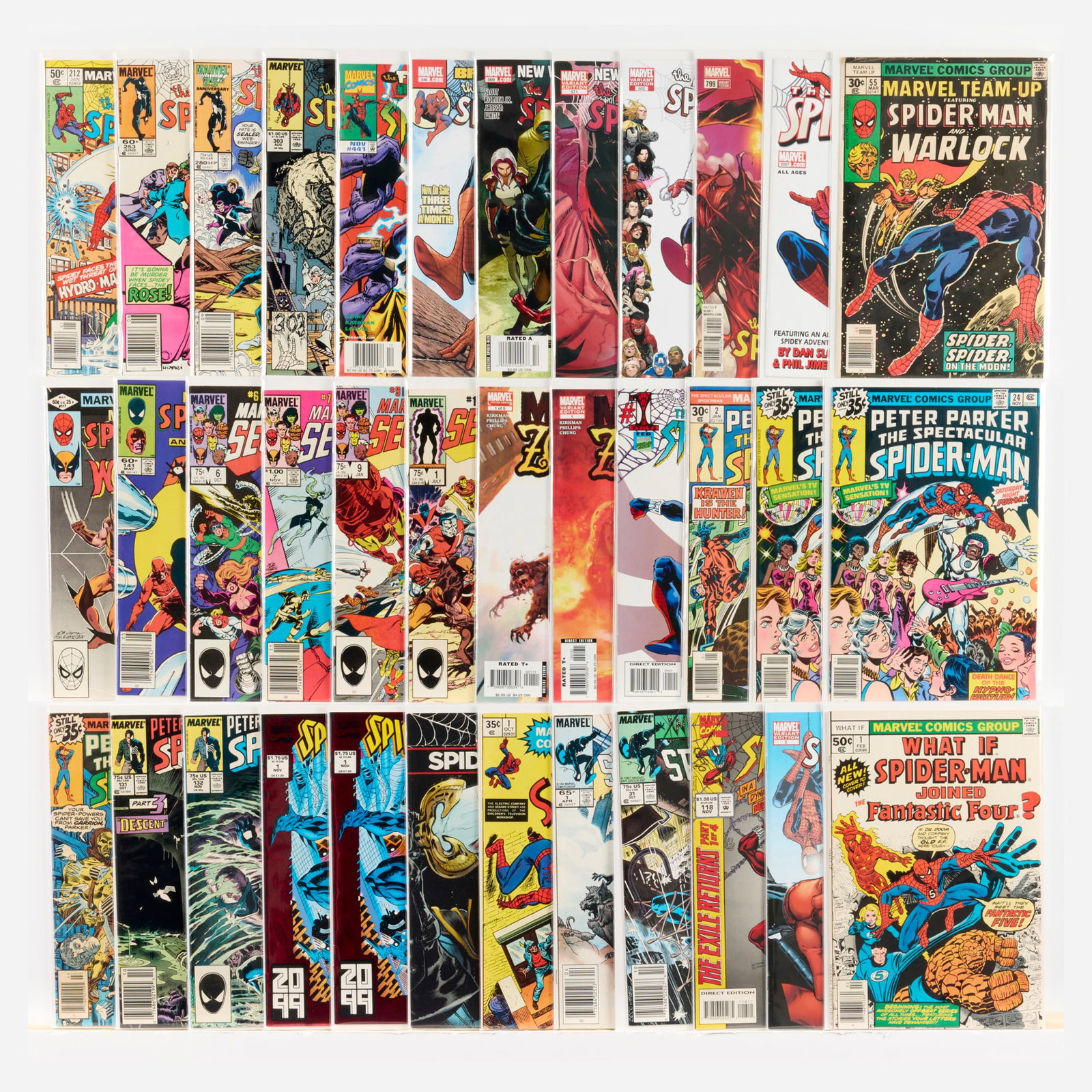 36 Marvel Comics Spider-Man Related Group: 36 Marvel Comics Spider-Man Related Group USA, 20th-21st Century Group includes: Marvel Comics Amazing Spider-Man #212, #253, #280 (Grades range 5.0-7.0), #303, #441 (Grades range 6.0-8.0), #546,