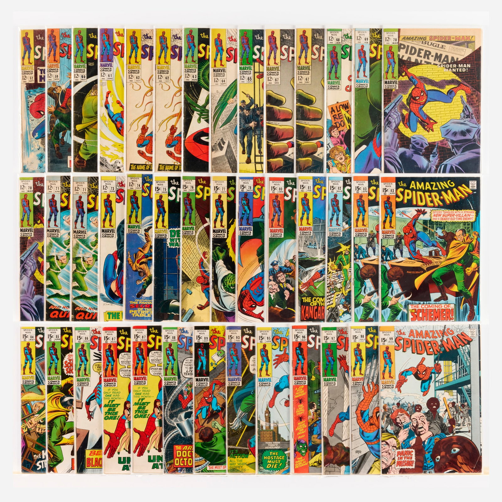 41 Marvel Comics Amazing Spider-Man #52-#99 Group (1 of 1)