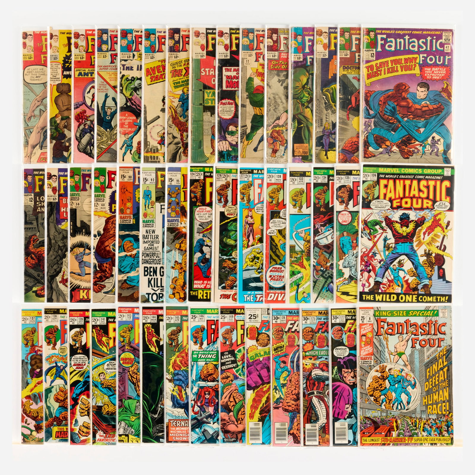 44 Marvel Comics Fantastic Four #14-#177 Group (1 of 1)