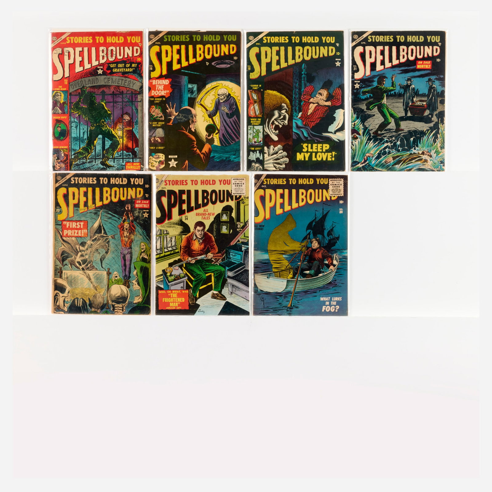 7 Atlas Comics Spellbound #15-#30 Group (1 of 1)