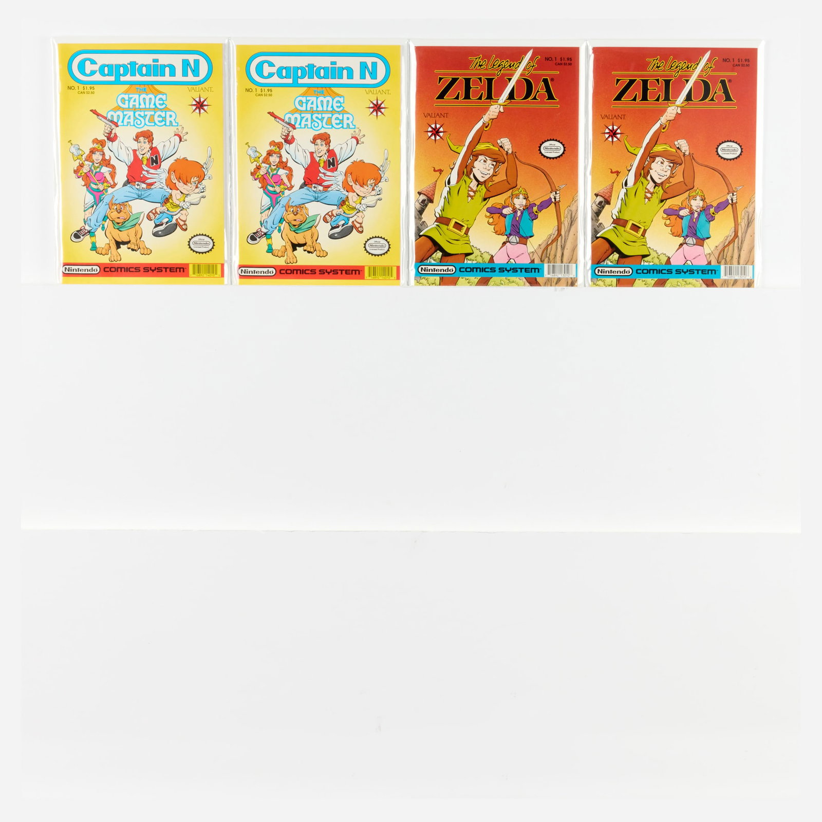 4 Valiant Captain N: The Game Master #1 and Zelda #1 Group (1 of 1)
