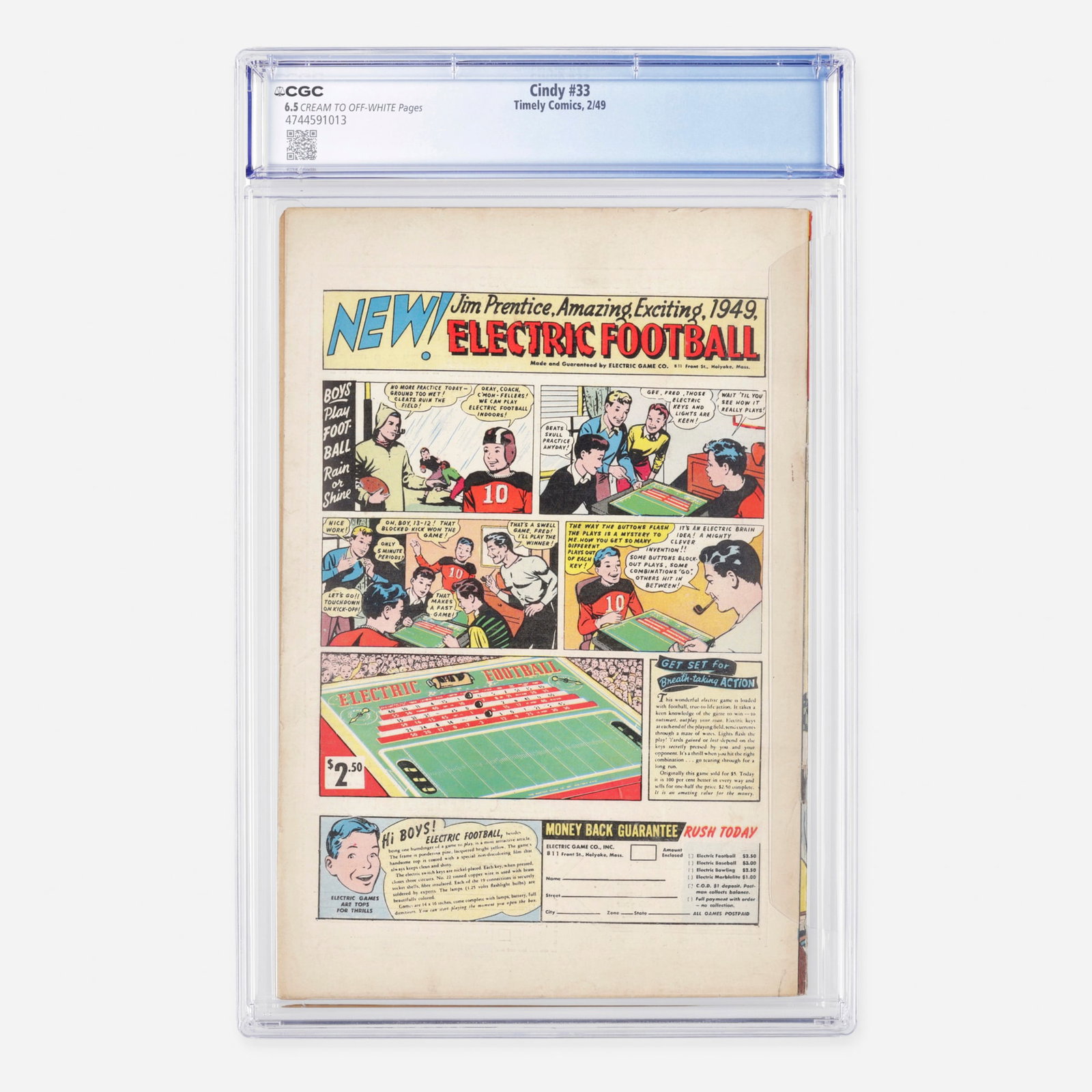 Timely Comics Cindy #33 CGC 6.5 (1 of 1)